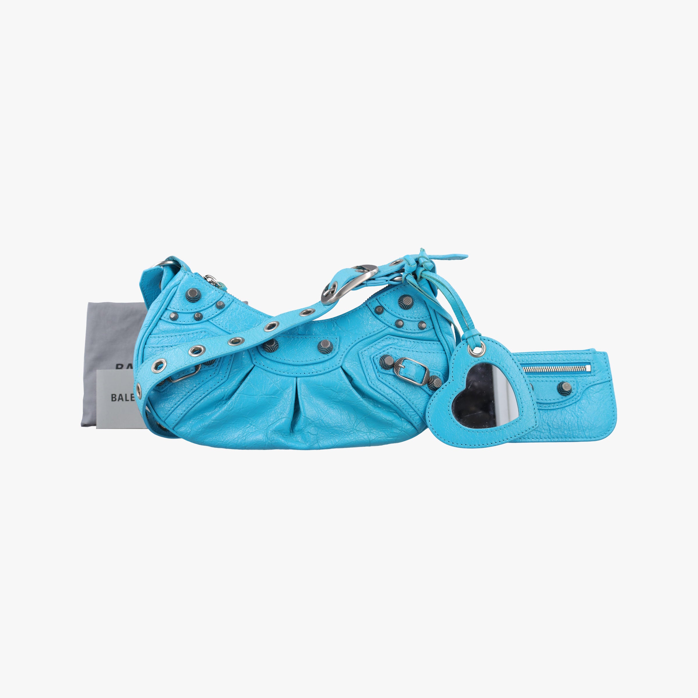 Vintage Balenciaga Le Cagole Blue Leather  shoulderbag | stylenewstar