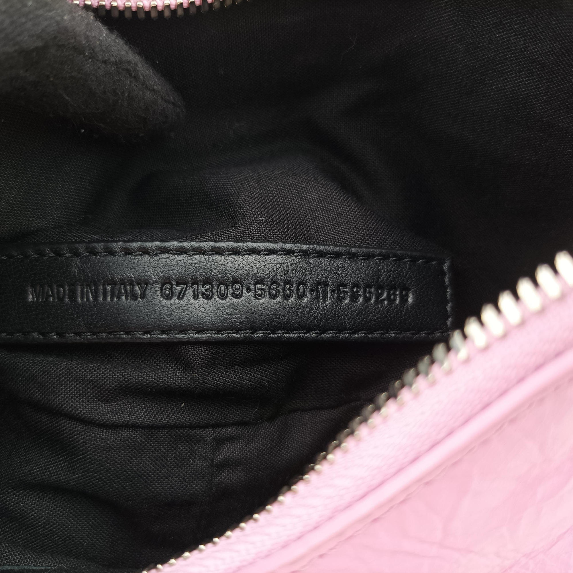 Pre-owned Balenciaga Le Cagole mini Pink Leather  shoulderbag | stylenewstar