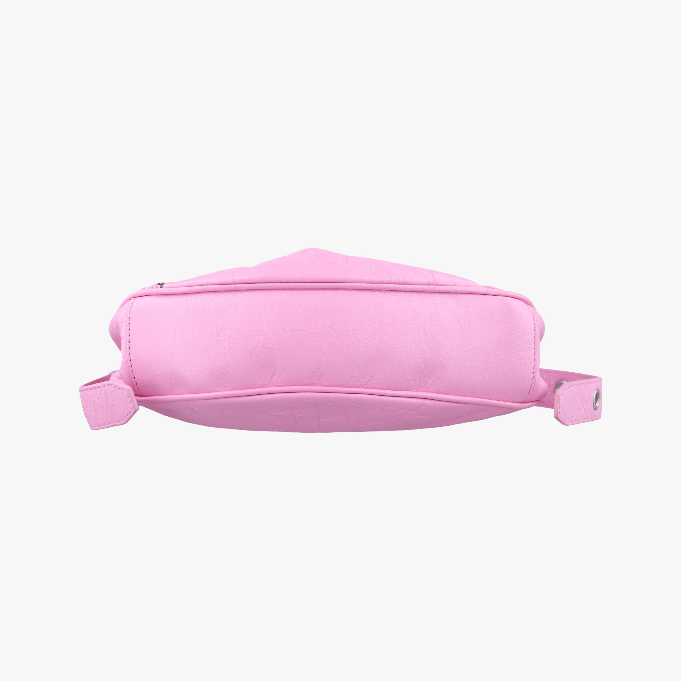 Pre-owned Balenciaga Le Cagole mini Pink Leather  shoulderbag | stylenewstar