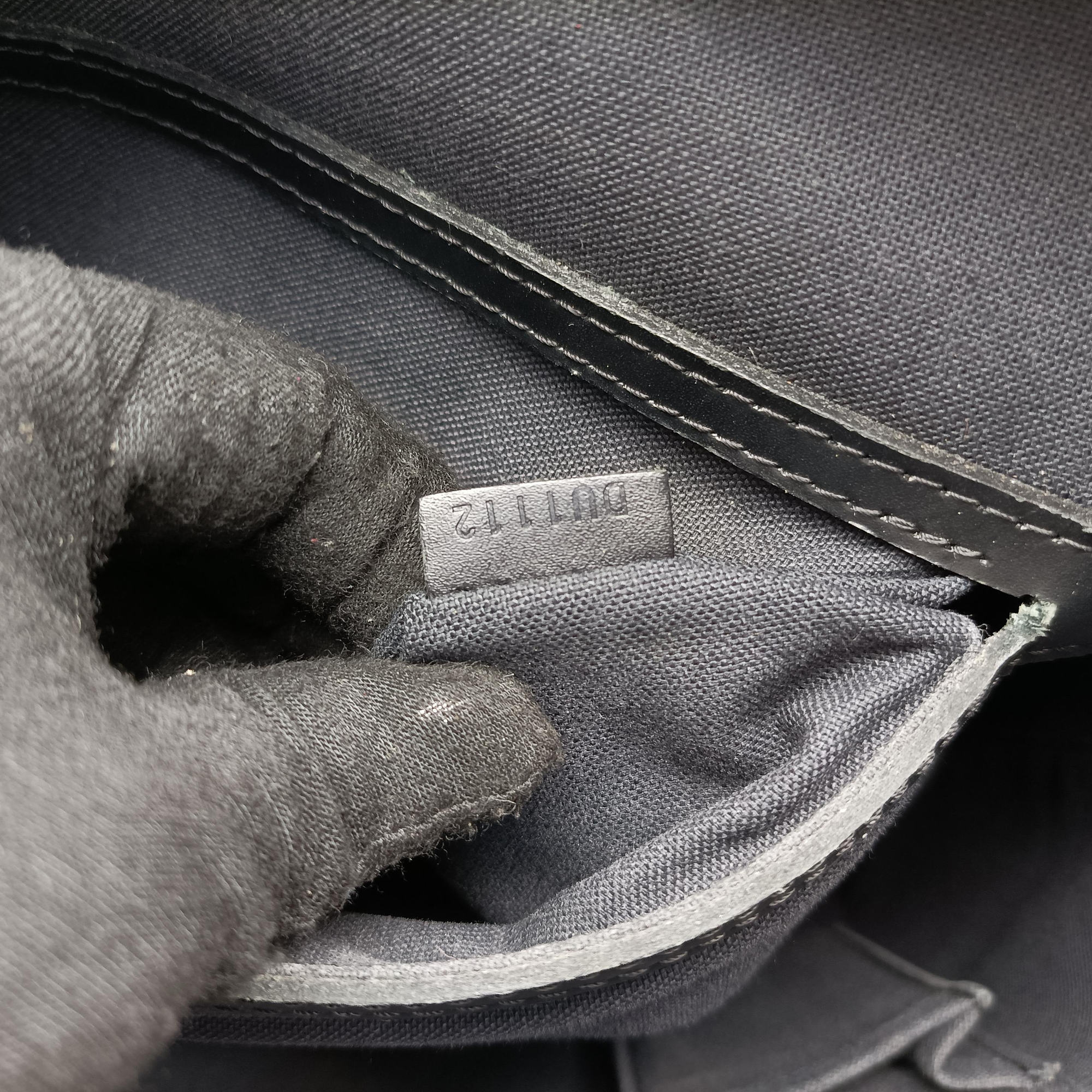 Pre-owned Louis Vuitton TADAO Noir Damier Graphite N51192 shoulderbag | stylenewstar