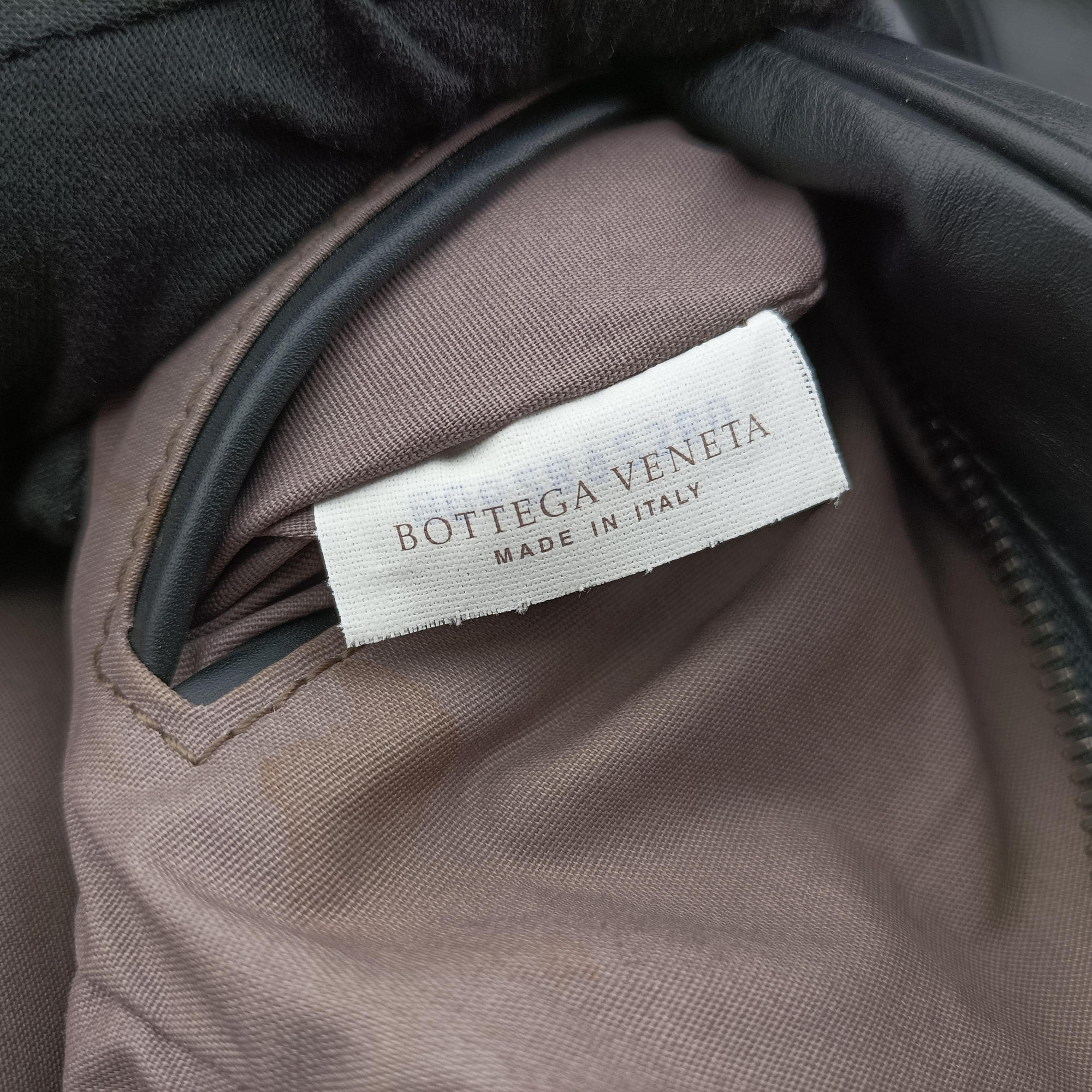 Vintage Bottega Veneta Intrecciato Black lambskin  handbag | stylenewstar