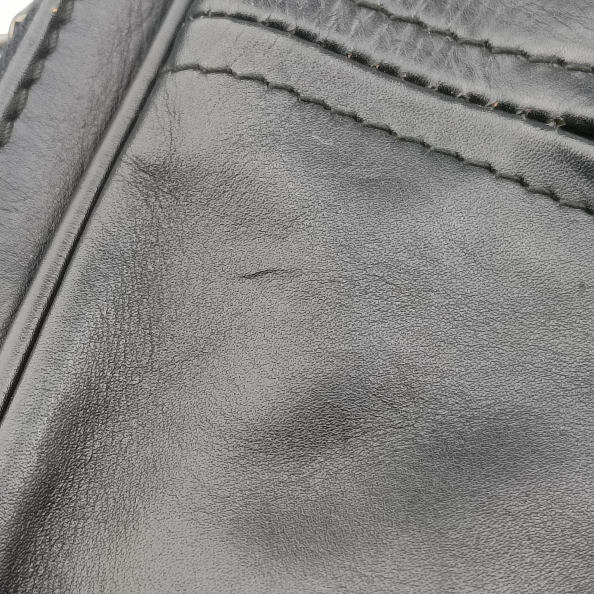 Vintage Bottega Veneta Intrecciato Black lambskin  handbag | stylenewstar
