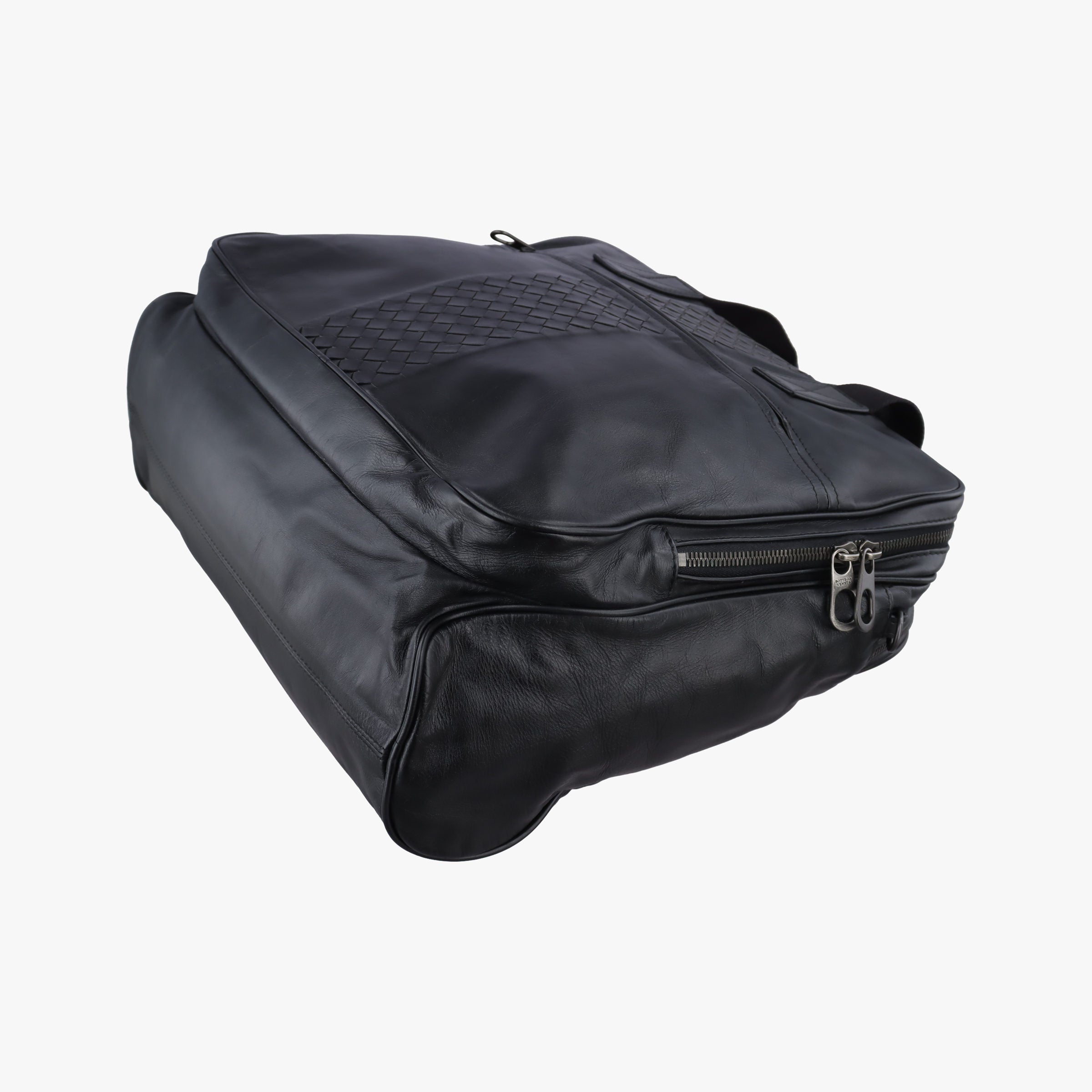 Vintage Bottega Veneta Intrecciato Black lambskin  handbag | stylenewstar