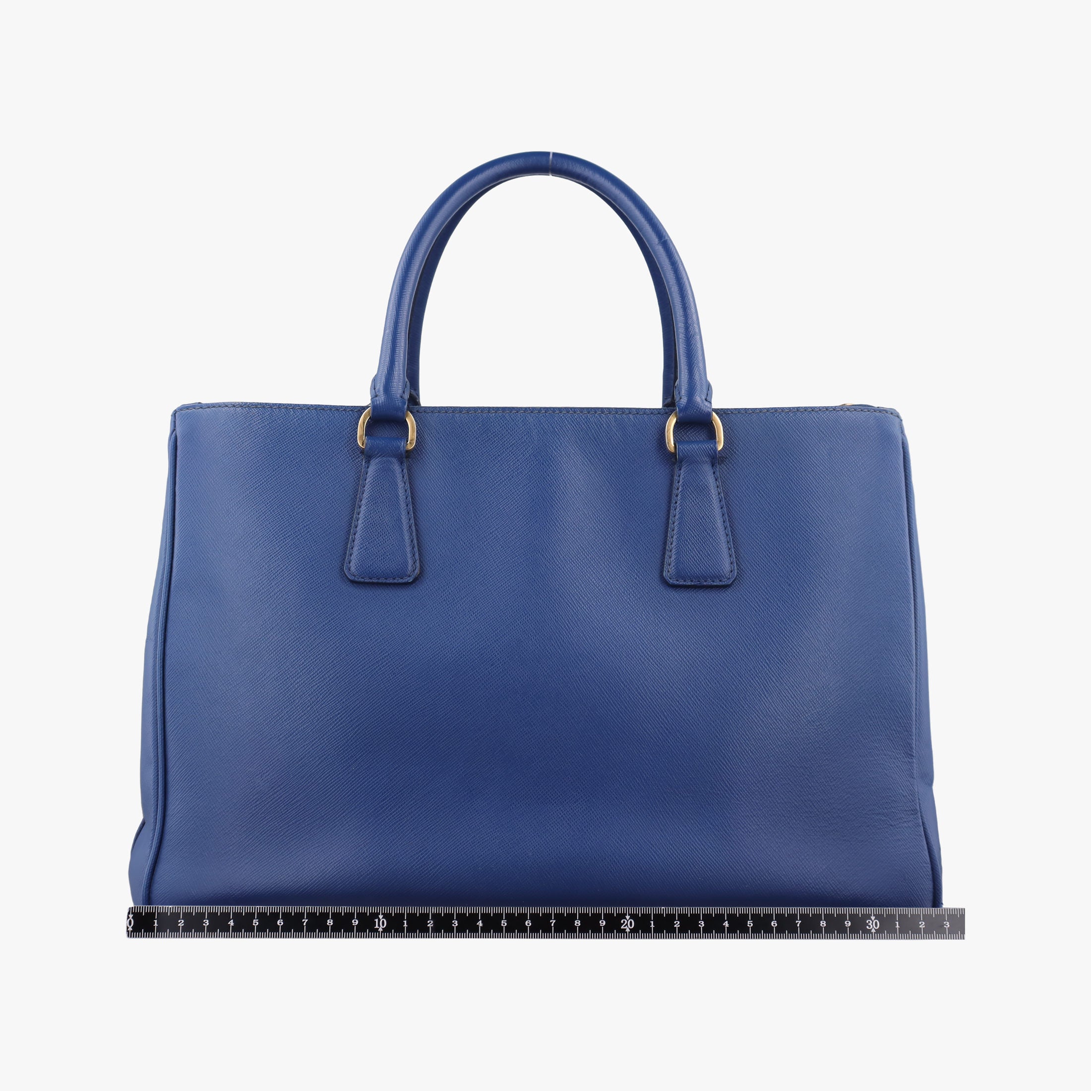Pre-owned Prada Galleria Blue SAFFIANO Leather BN2274 shoulderbag | stylenewstar