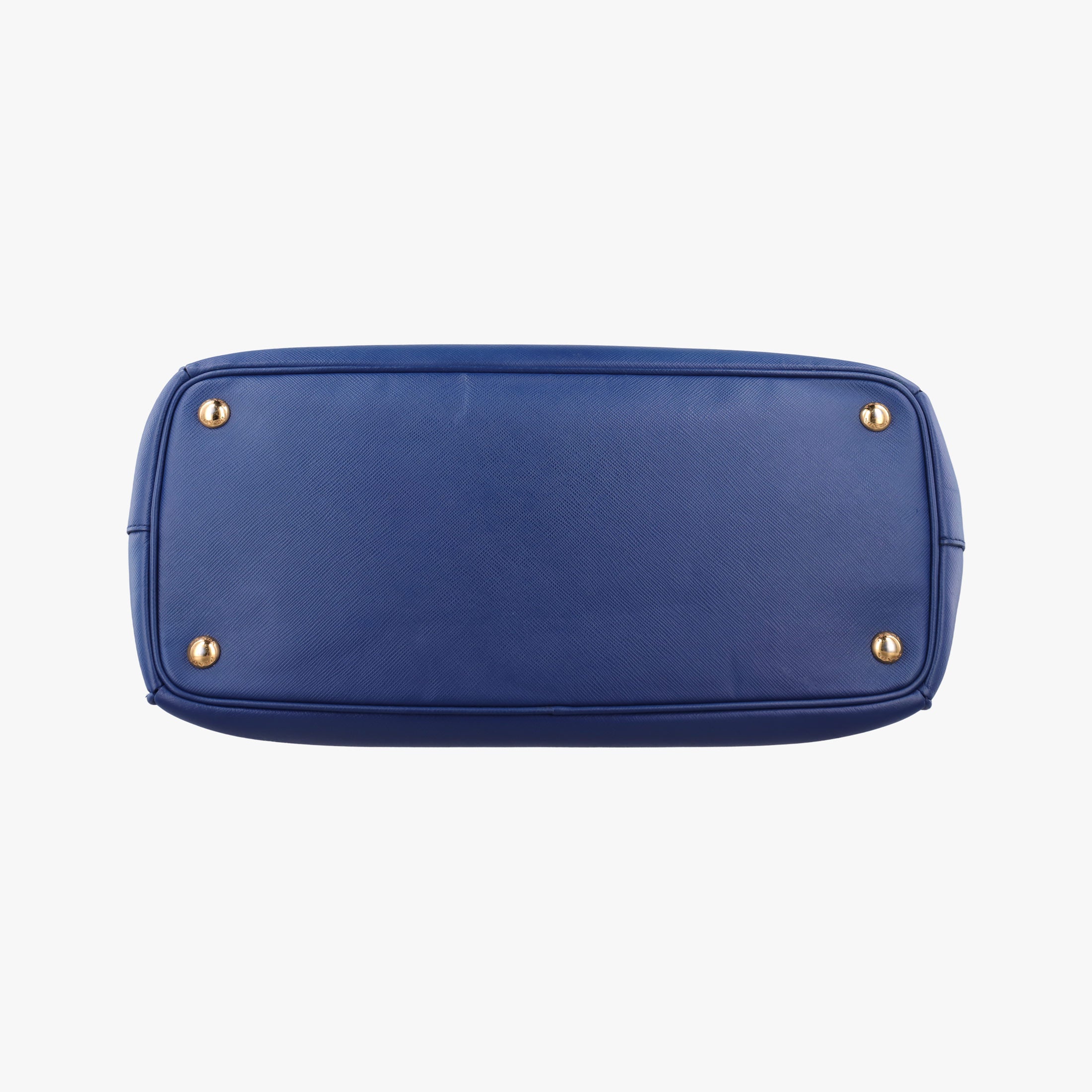 Pre-owned Prada Galleria Blue SAFFIANO Leather BN2274 shoulderbag | stylenewstar