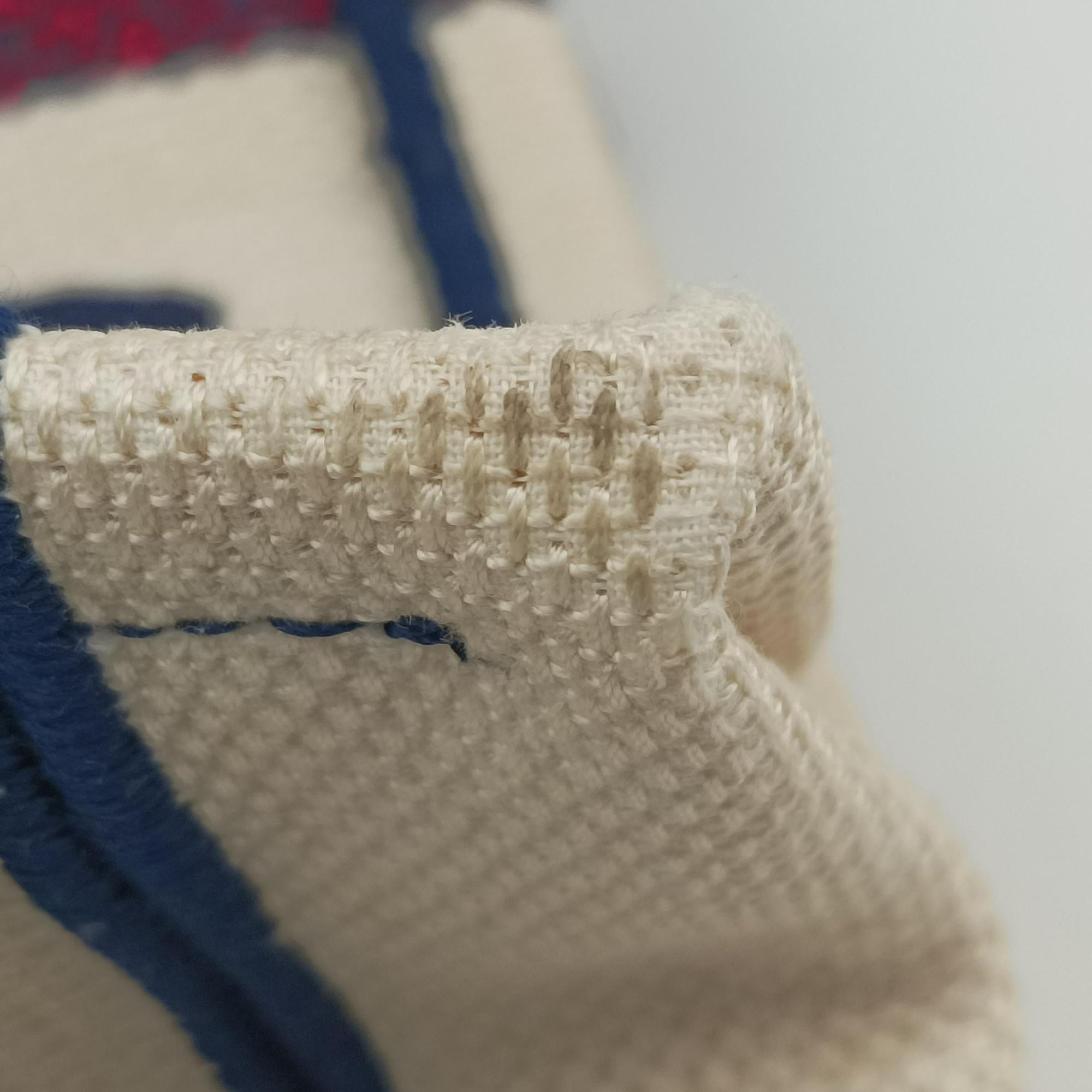 Vintage Christian Dior BOOK TOTE White Canvas  handbag | stylenewstar