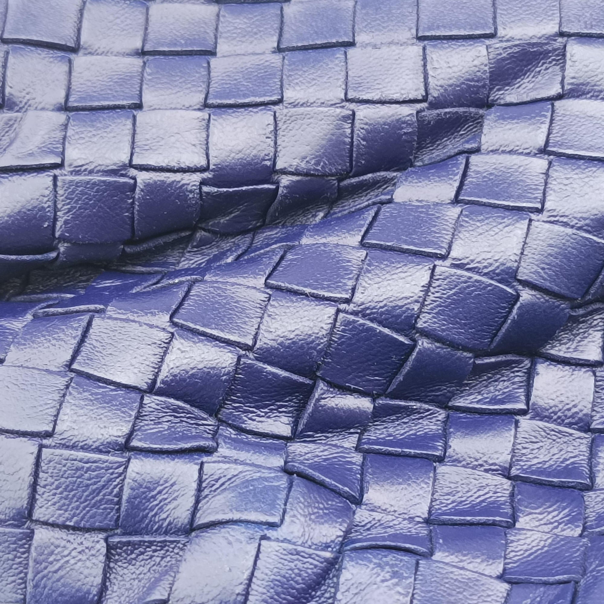 Pre-owned Bottega Veneta Intrecciato Olimpia Navy lambskin  shoulderbag | stylenewstar