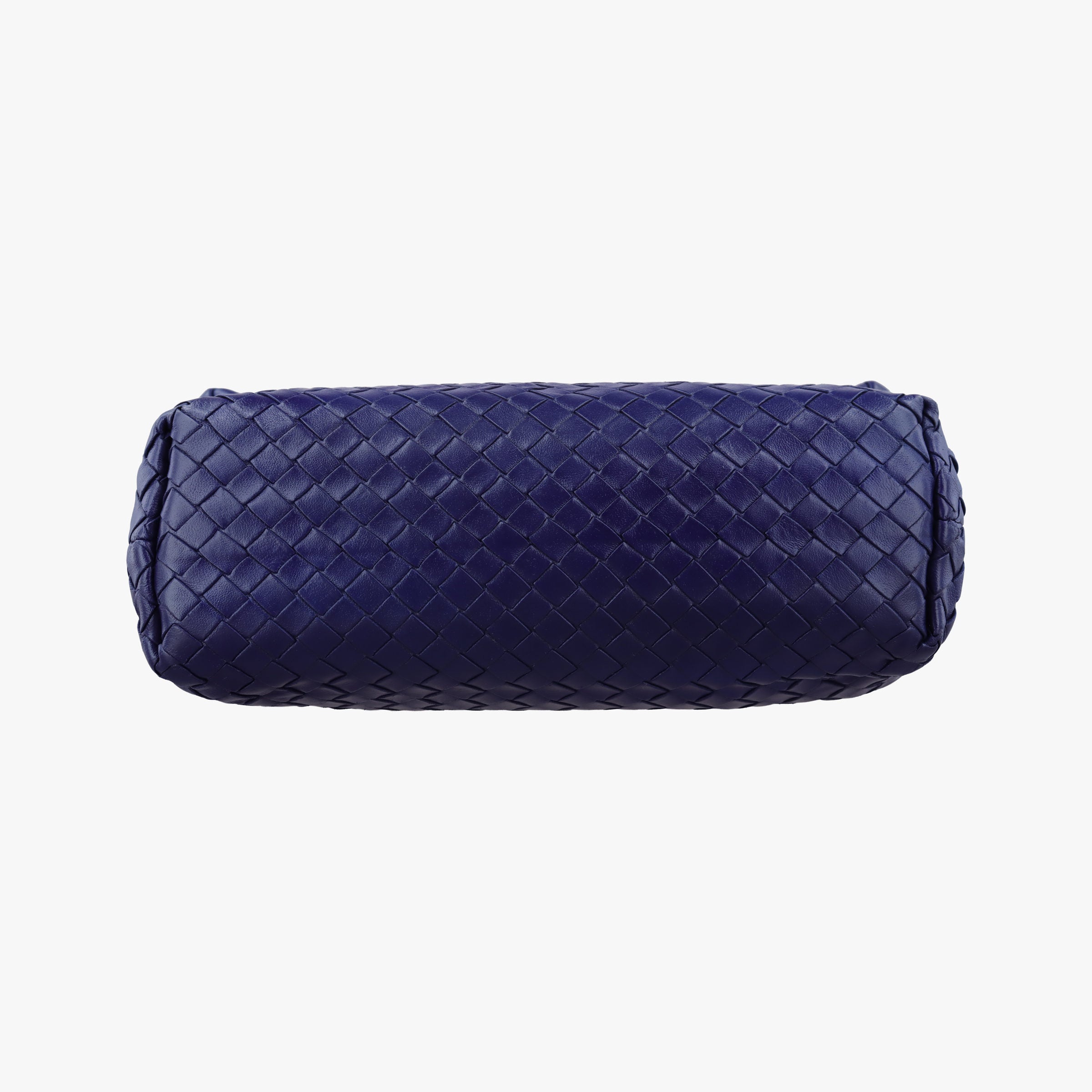 Pre-owned Bottega Veneta Intrecciato Olimpia Navy lambskin  shoulderbag | stylenewstar