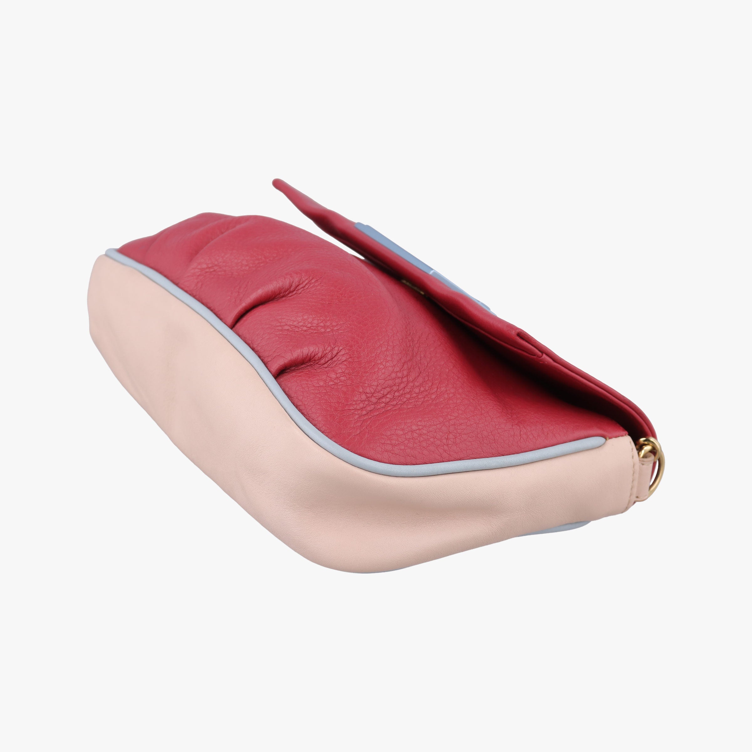 Vintage Fendi Fendista Pochette Red Leather 8M0276 shoulderbag | stylenewstar