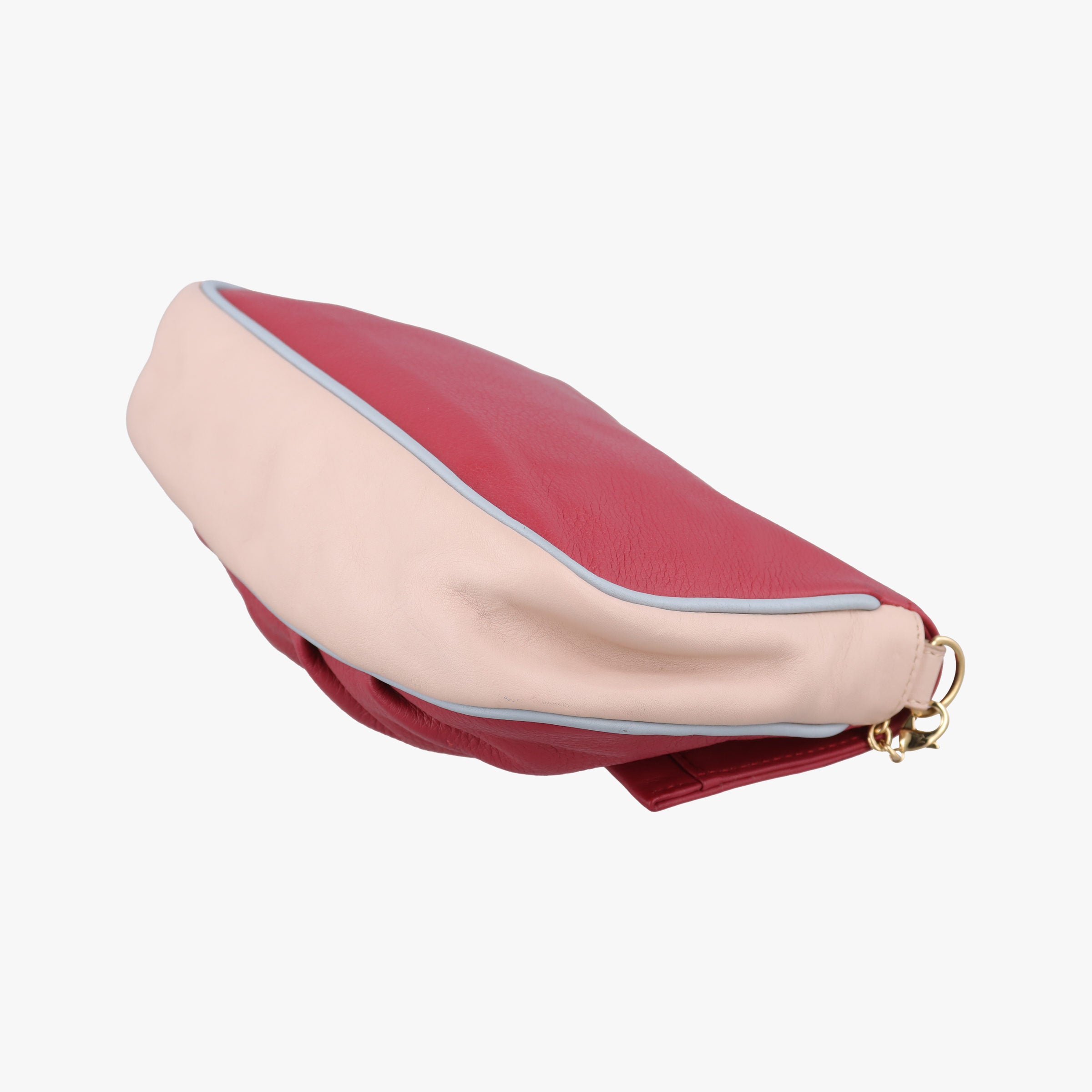 Vintage Fendi Fendista Pochette Red Leather 8M0276 shoulderbag | stylenewstar