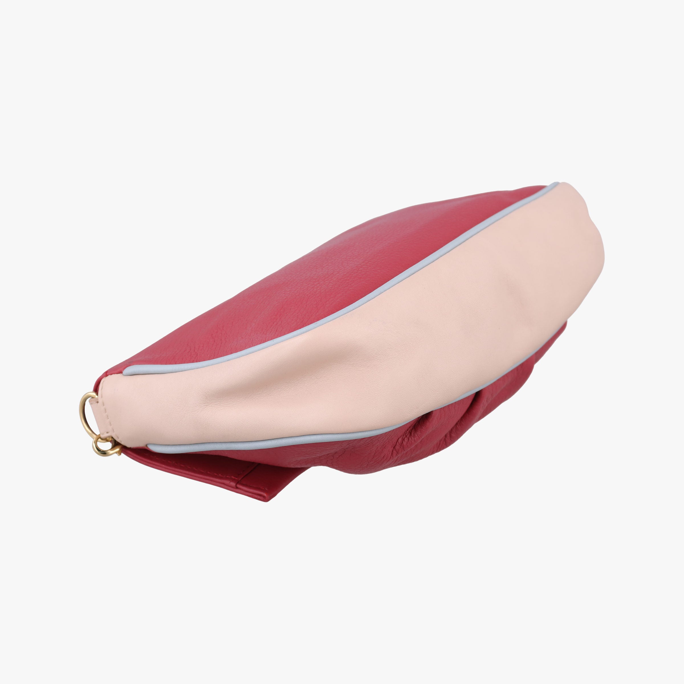 Vintage Fendi Fendista Pochette Red Leather 8M0276 shoulderbag | stylenewstar