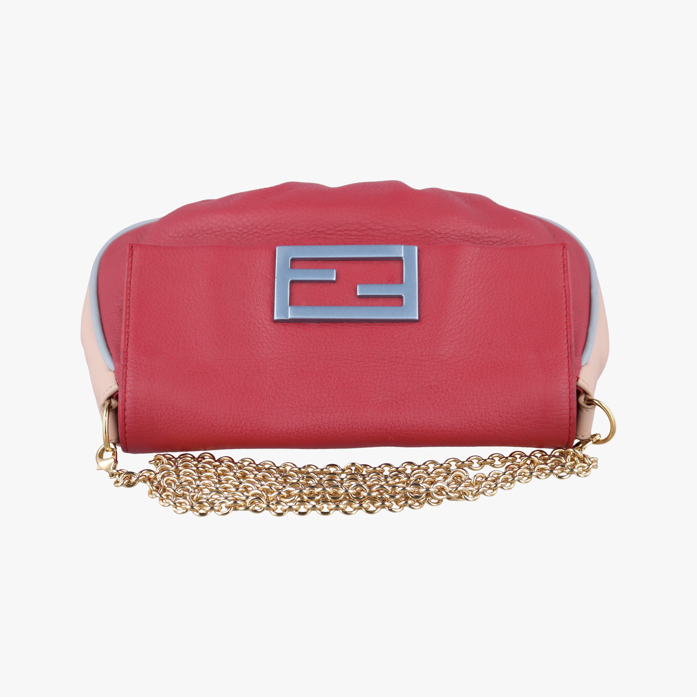 Vintage Fendi Fendista Pochette Red Leather 8M0276 shoulderbag | stylenewstar