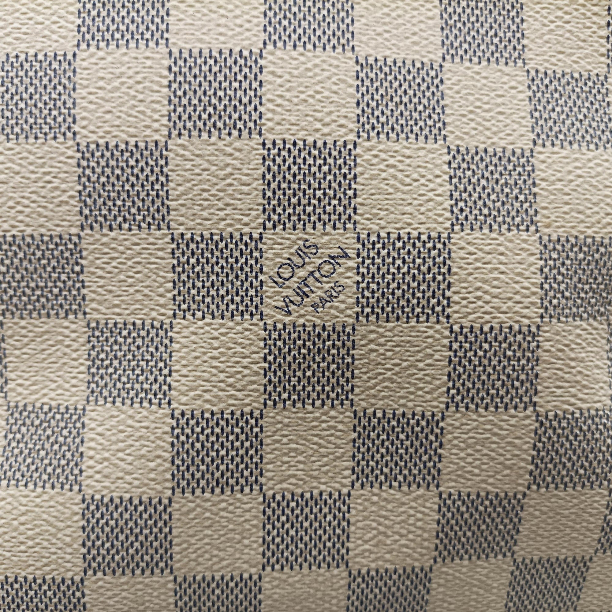 Pre-owned Louis Vuitton TOTALLY MM Azur Damier Canvas N51262 handbag | stylenewstar