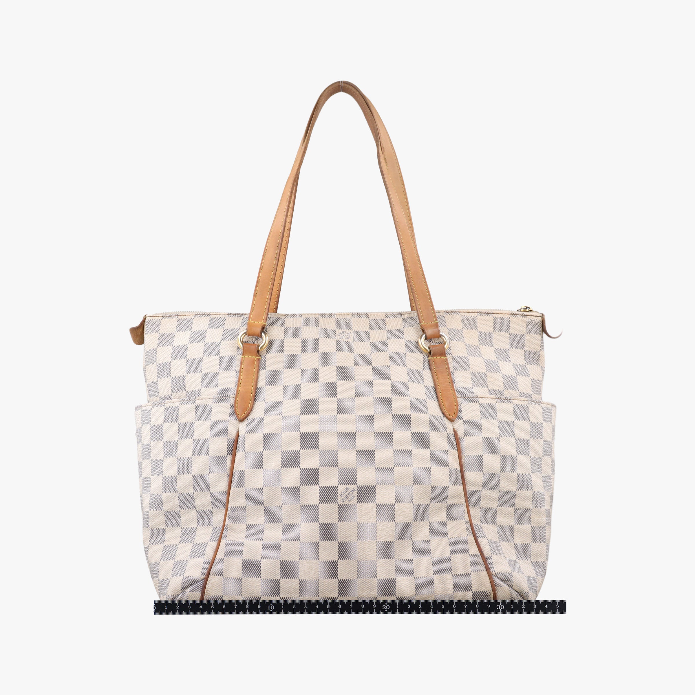 Pre-owned Louis Vuitton TOTALLY MM Azur Damier Canvas N51262 handbag | stylenewstar