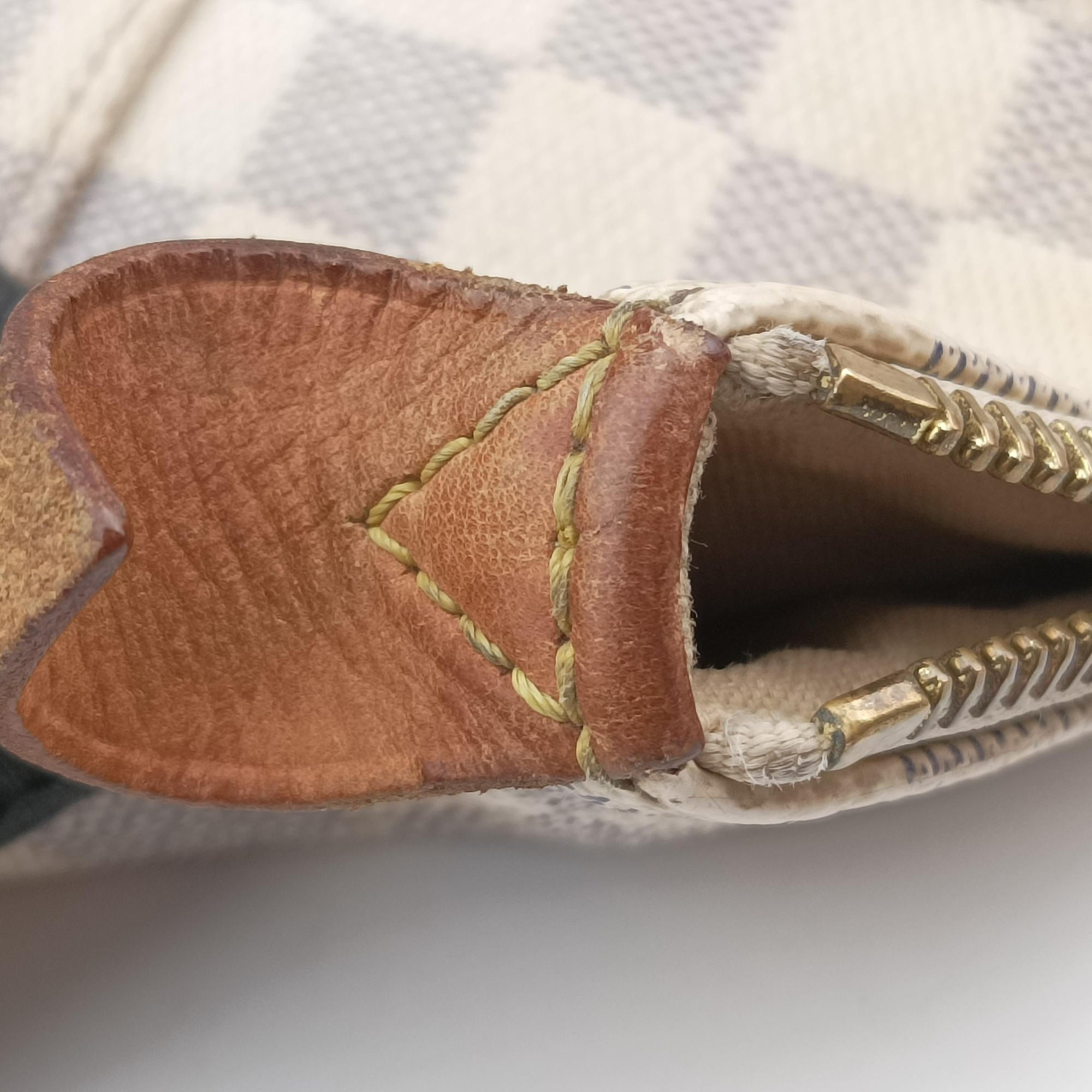 Pre-owned Louis Vuitton TOTALLY MM Azur Damier Canvas N51262 handbag | stylenewstar