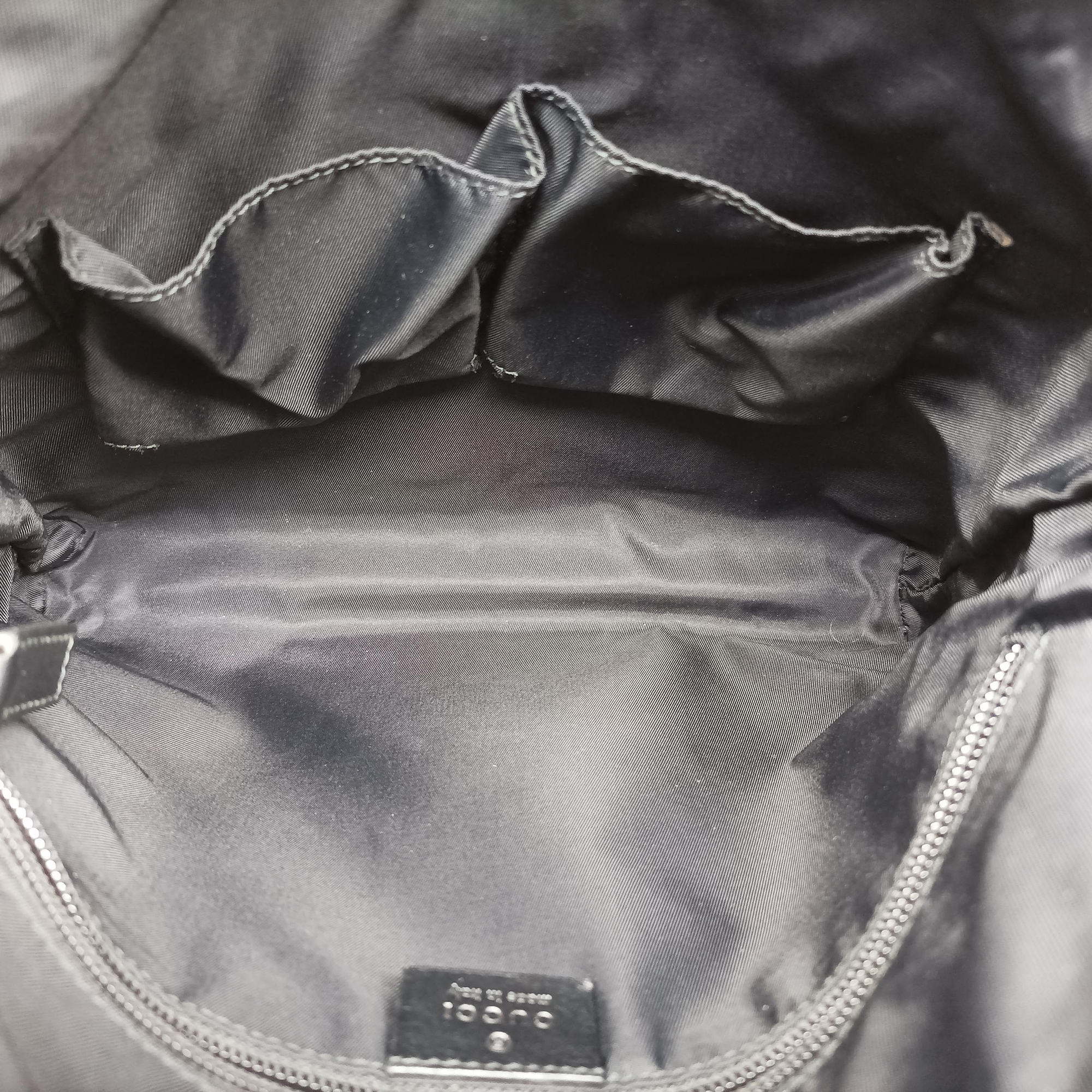 Pre-owned Gucci GG Supreme Black PVC coated canvas 322279 shoulderbag | stylenewstar
