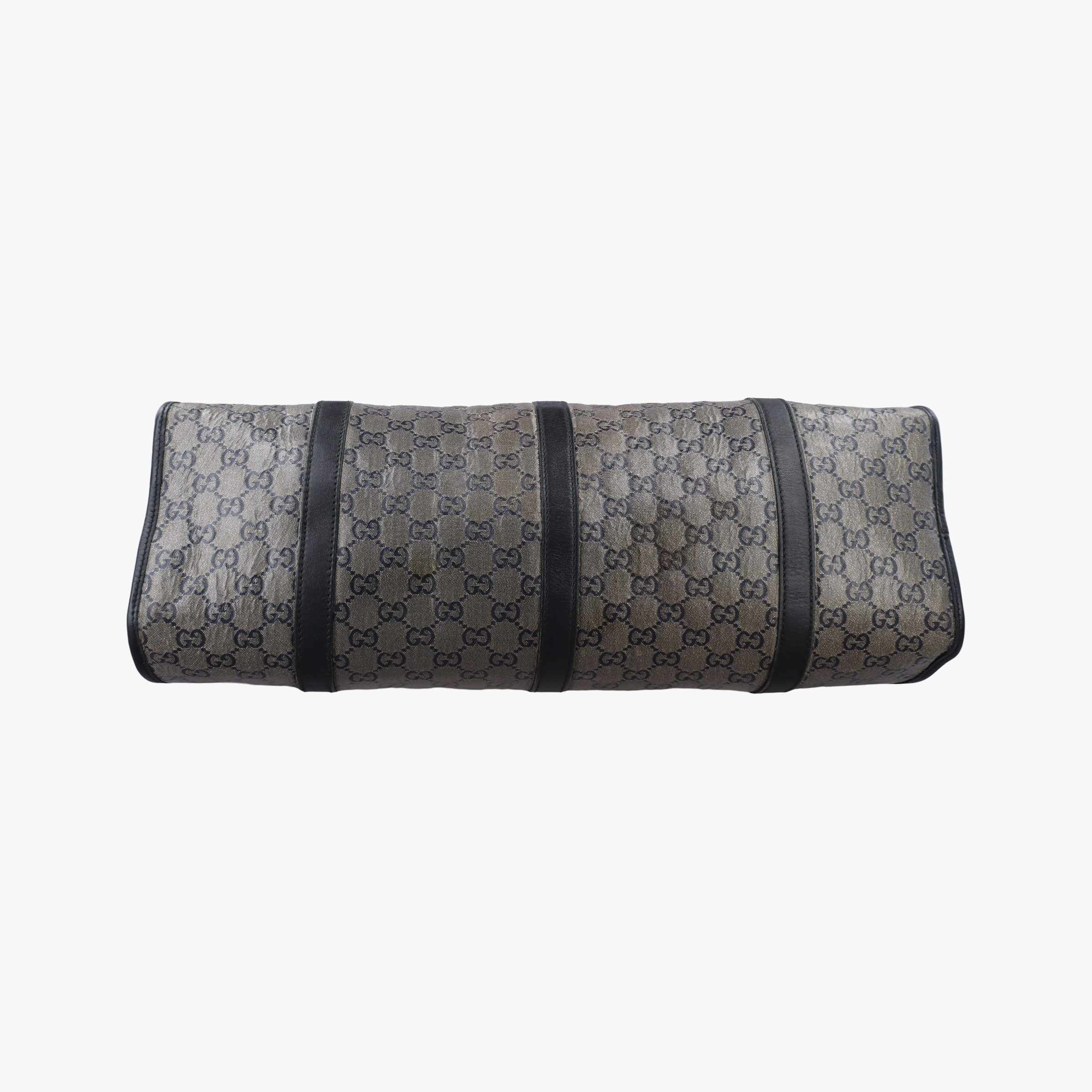 Pre-owned Gucci New Jackie Brown×Black PVC coated canvas×Leather 203493 handbag | stylenewstar