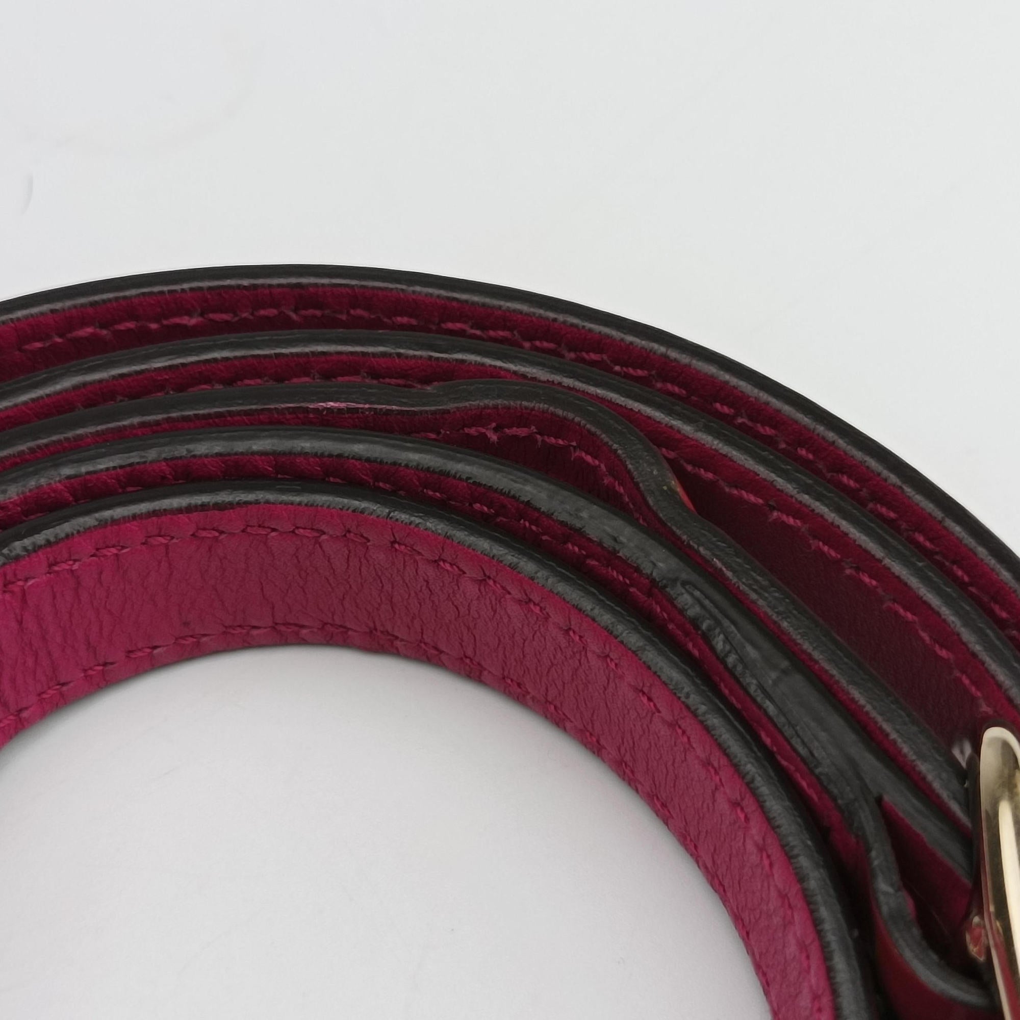 Pre-owned Gucci Microguccissima Red Patent Leather 309617 shoulderbag | stylenewstar