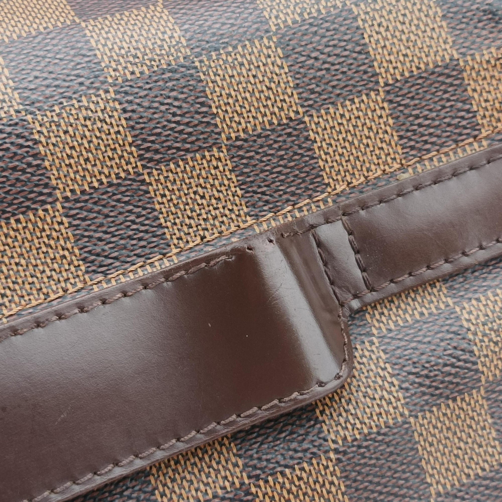 Pre-owned Louis Vuitton SHELTON EBENE Damier Canvas N41149 shoulderbag | stylenewstar