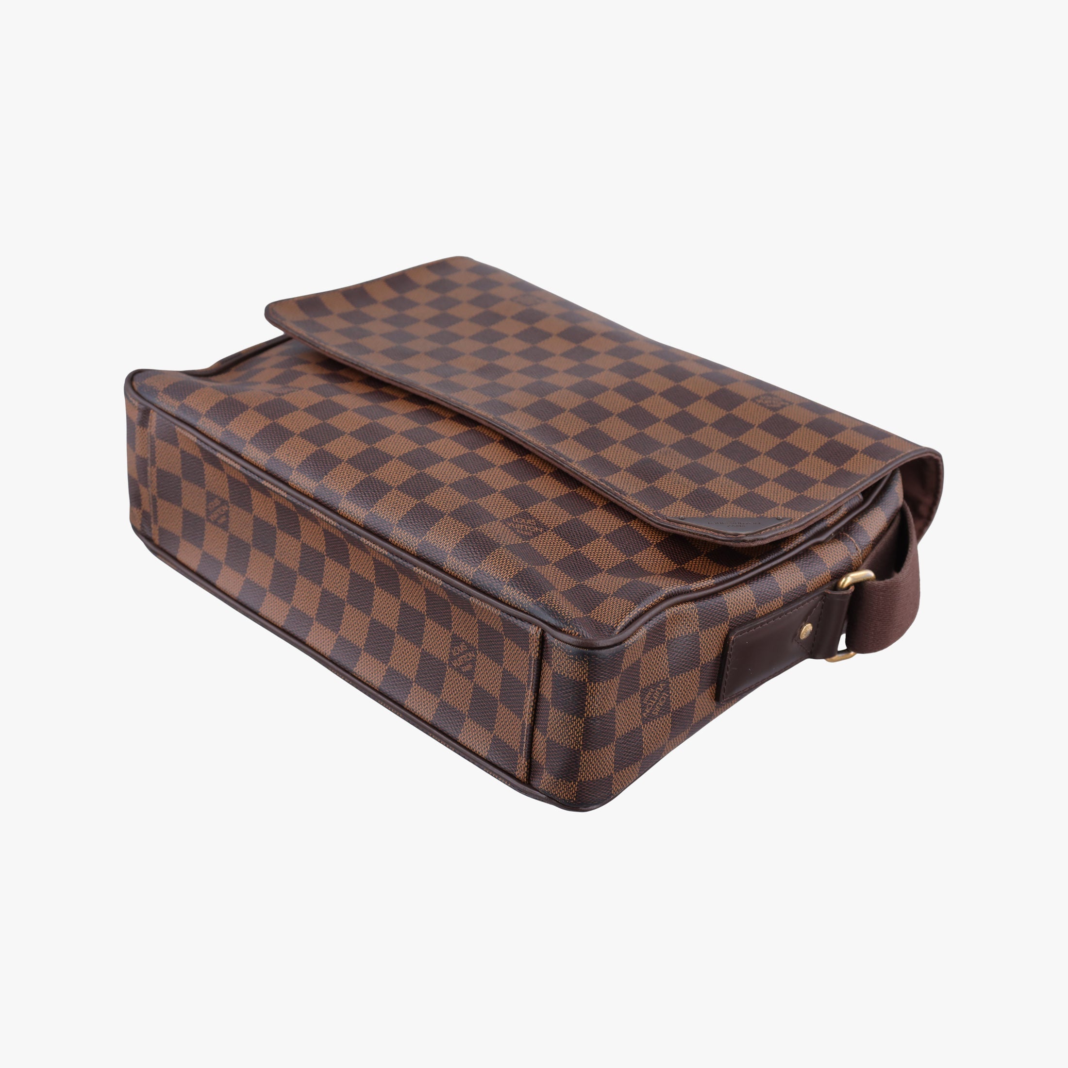 Pre-owned Louis Vuitton SHELTON EBENE Damier Canvas N41149 shoulderbag | stylenewstar