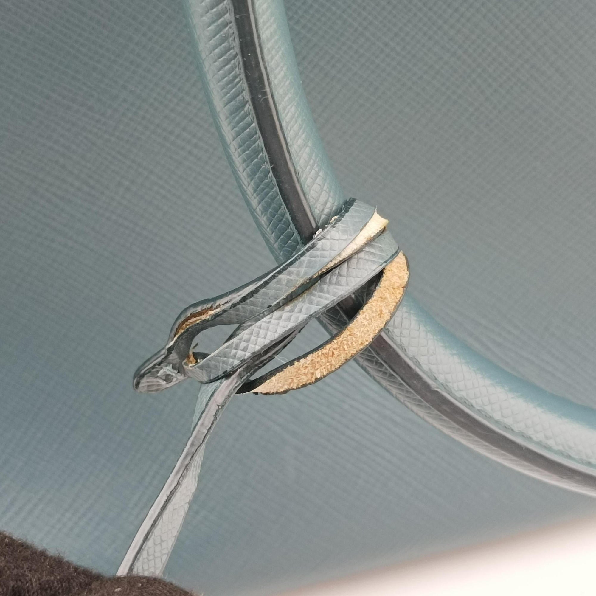 Vintage Prada Galleria Blue SAFFIANO Leather BN1786 handbag | stylenewstar
