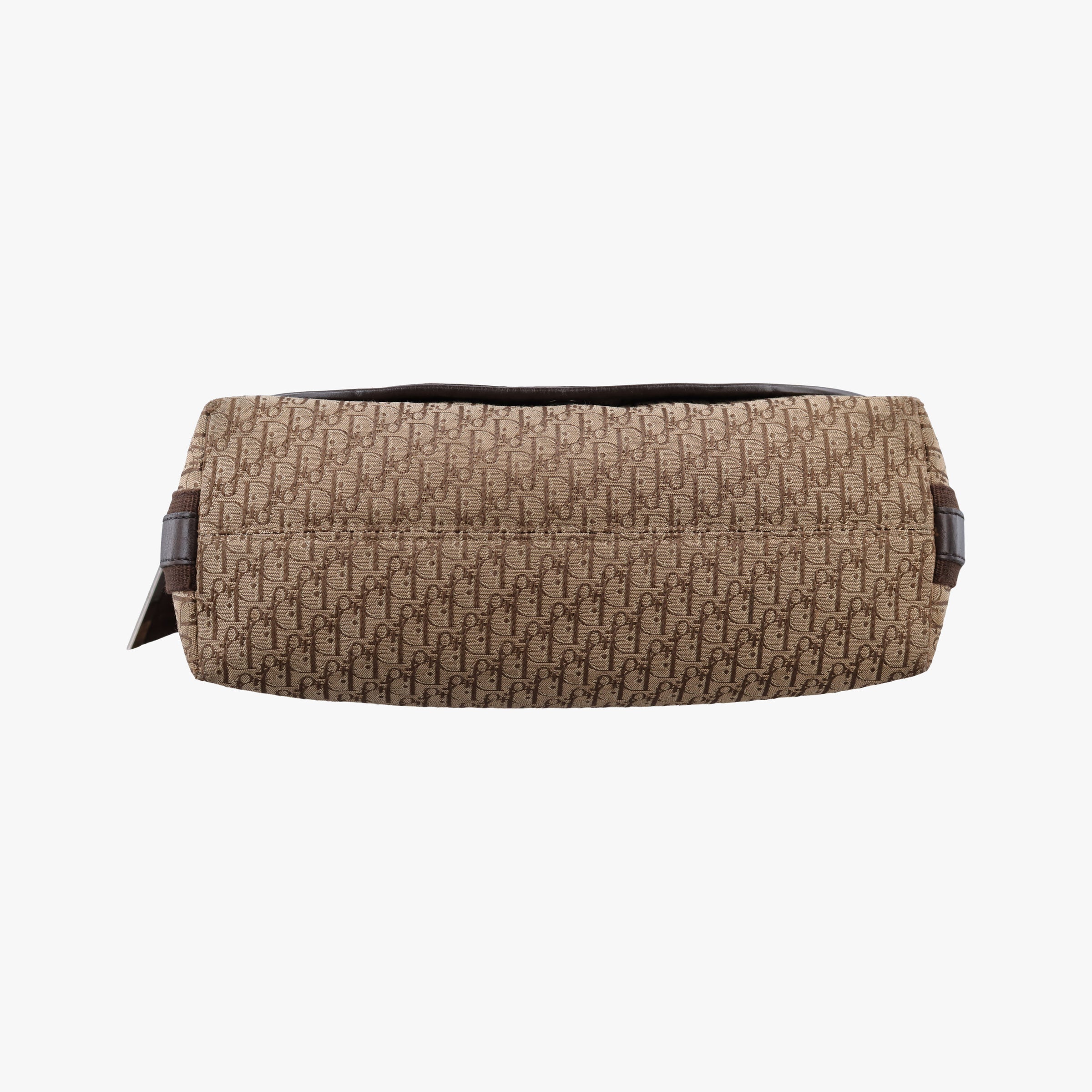 Pre-owned Christian Dior Street Chic Messenger Brown ×Beige Jacquard Canvas×Leather  shoulderbag | stylenewstar