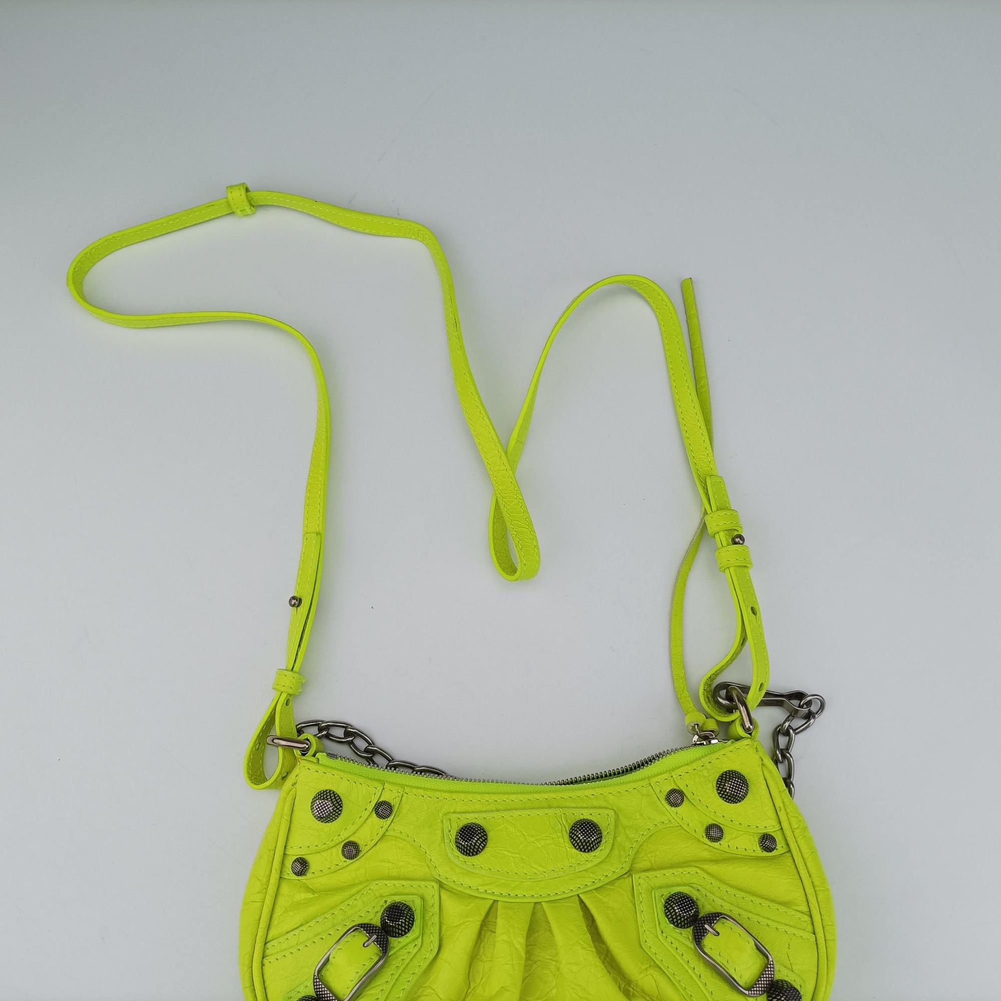 Secondhand Balenciaga Le Cagole Yellow lambskin  shoulderbag | stylenewstar
