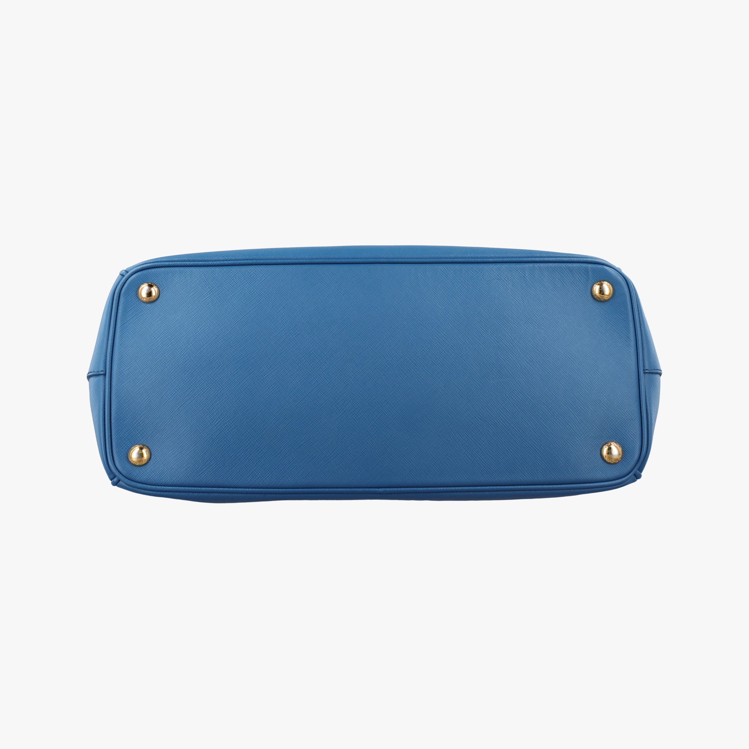 Pre-owned Prada Galleria Blue SAFFIANO Leather BN1786 handbag | stylenewstar