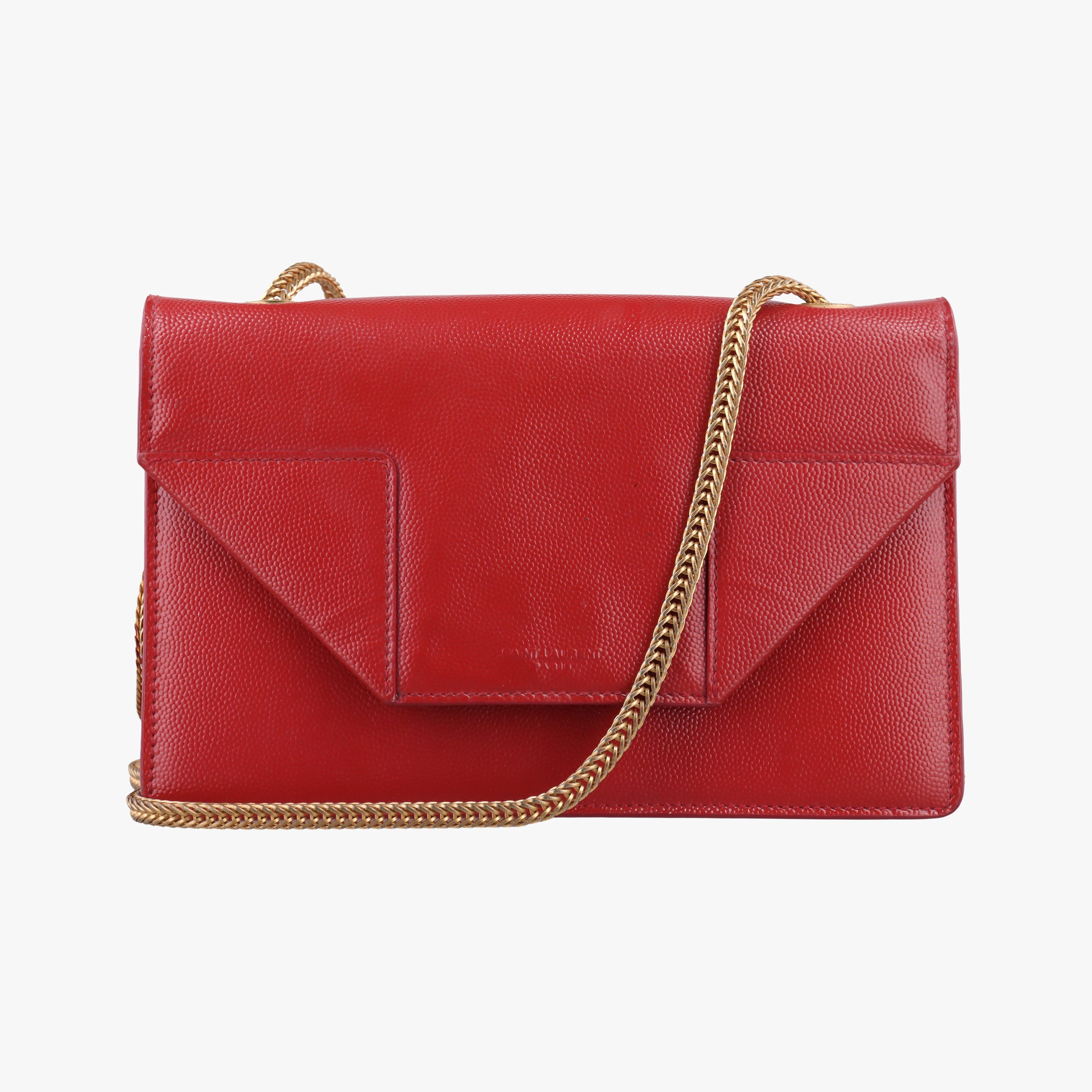Pre-owned Yves Saint Laurent Small Betty Flap Red caviar skin 314516 shoulderbag | stylenewstar