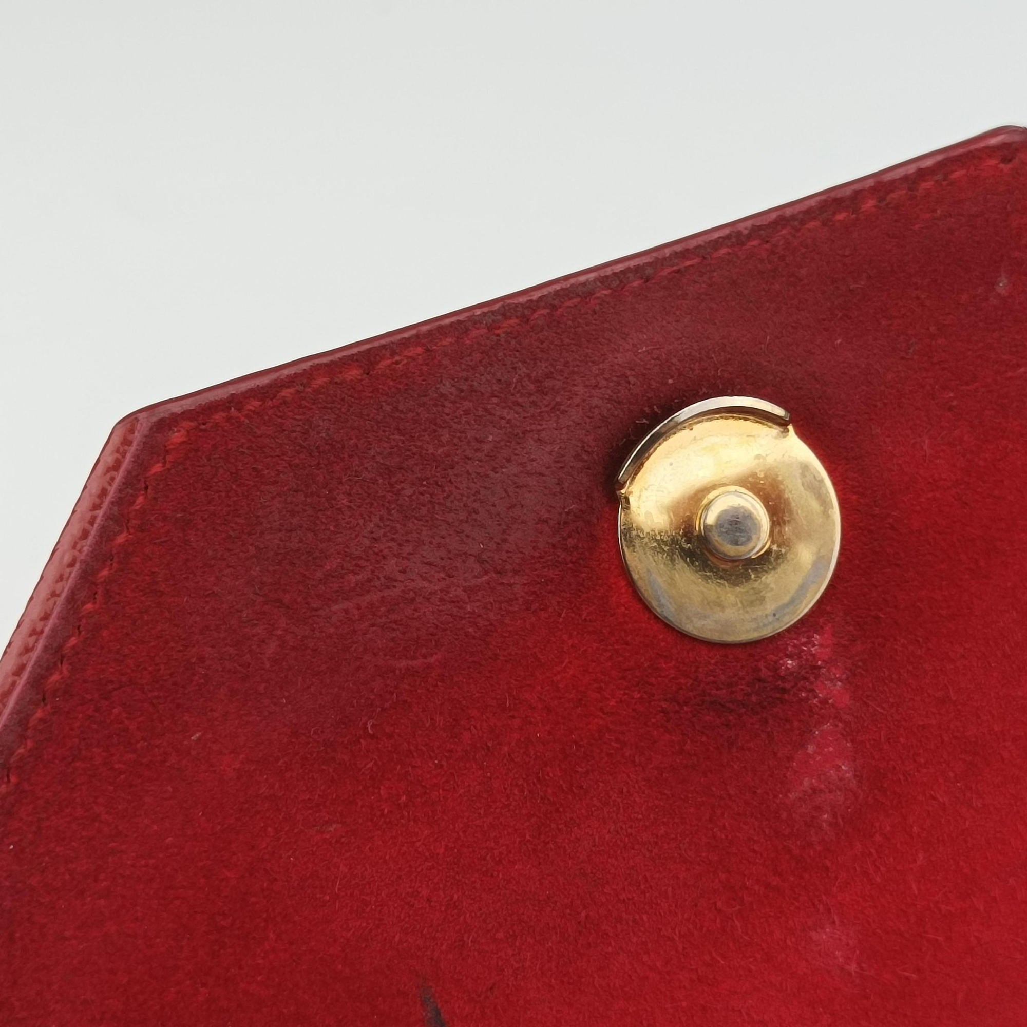 Pre-owned Yves Saint Laurent Small Betty Flap Red caviar skin 314516 shoulderbag | stylenewstar