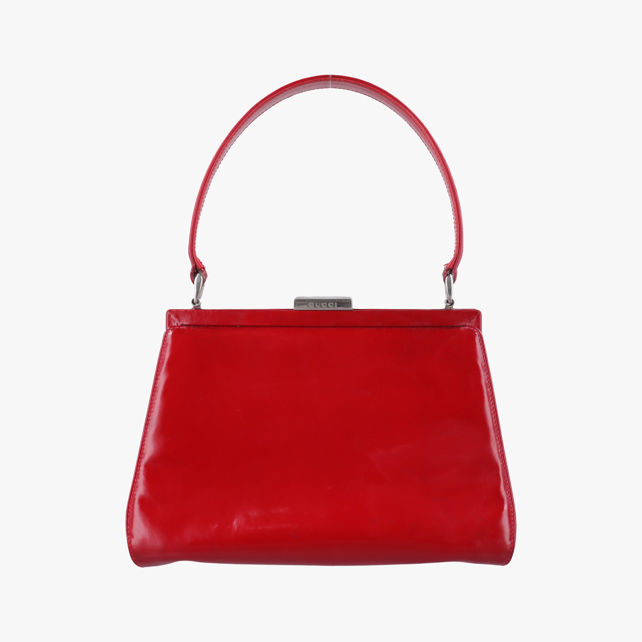 Secondhand Gucci Vintage Red Patent Leather 000 78 handbag | stylenewstar