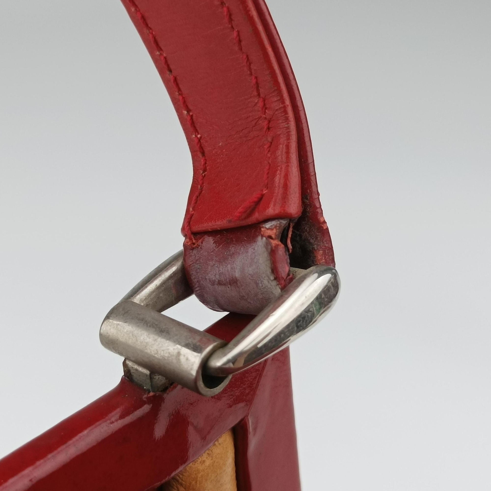 Secondhand Gucci Vintage Red Patent Leather 000 78 handbag | stylenewstar