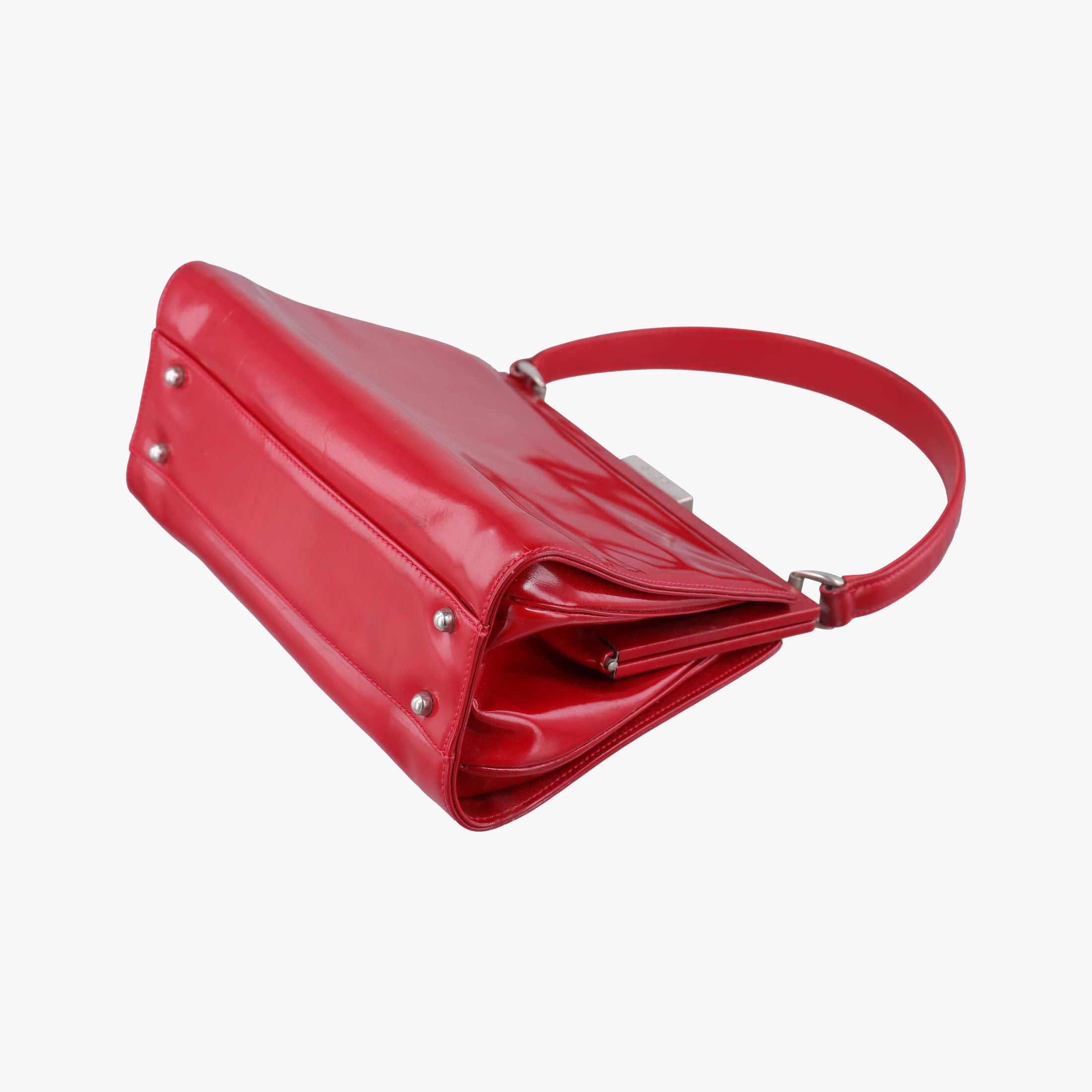 Secondhand Gucci Vintage Red Patent Leather 000 78 handbag | stylenewstar