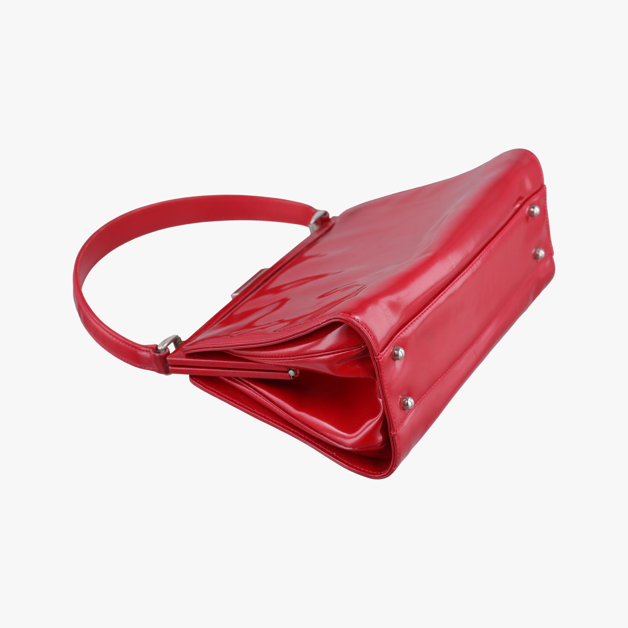 Secondhand Gucci Vintage Red Patent Leather 000 78 handbag | stylenewstar