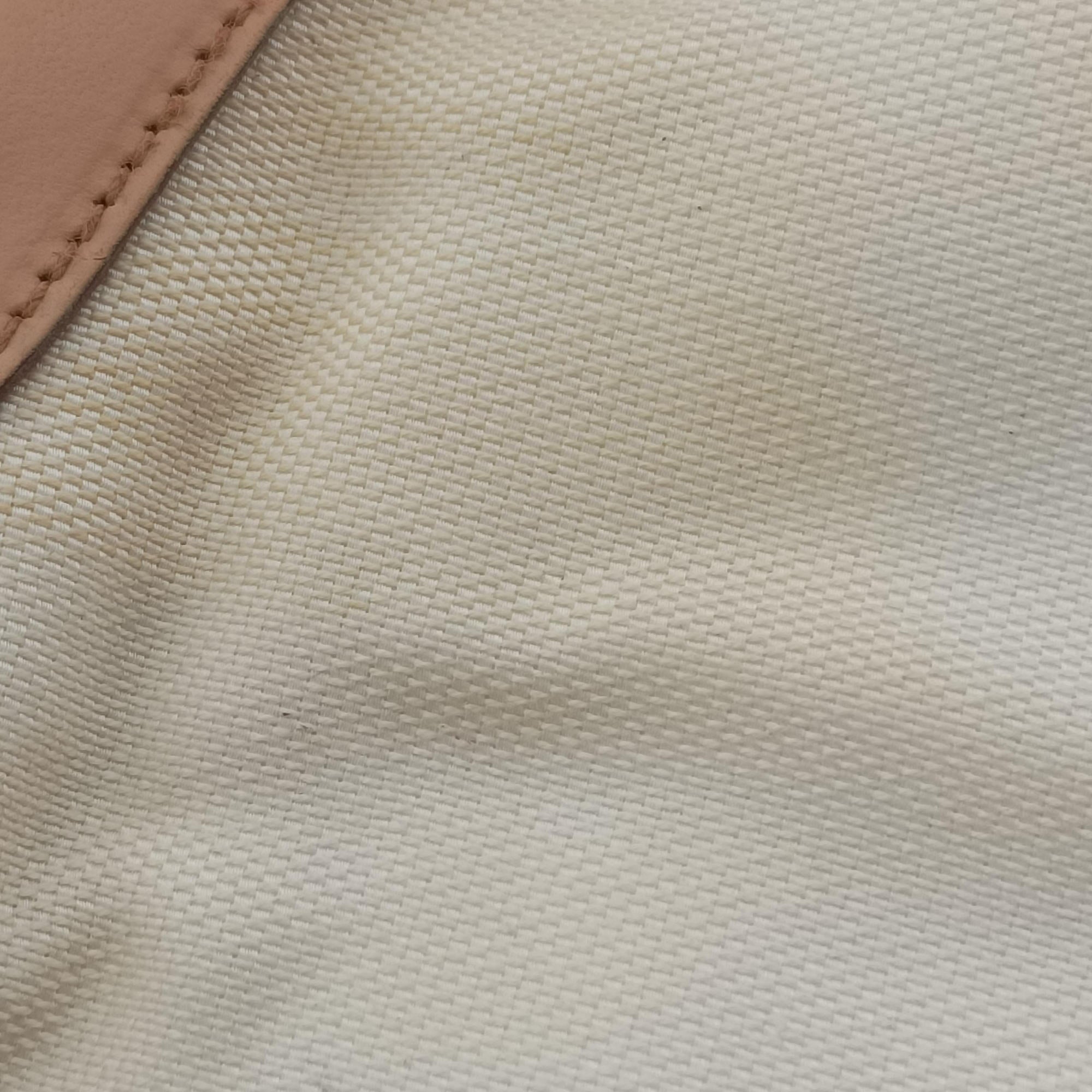 Pre-owned Gucci Jackie White× Brown Canvas × Leather 001 38 shoulderbag | stylenewstar