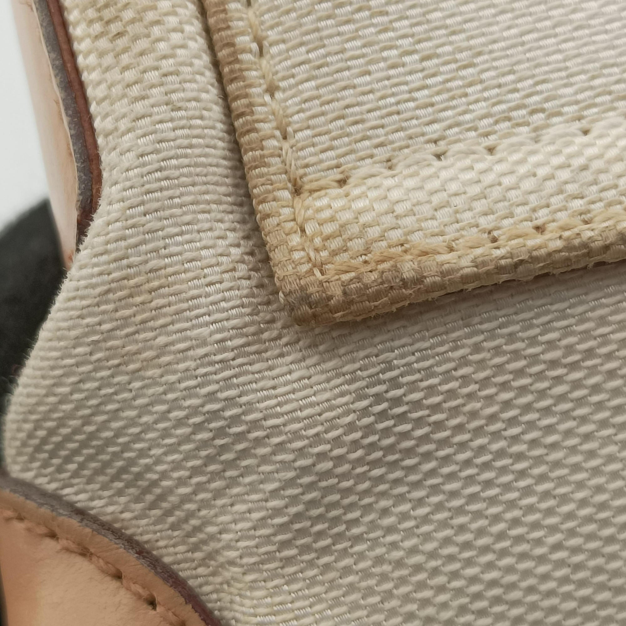Pre-owned Gucci Jackie White× Brown Canvas × Leather 001 38 shoulderbag | stylenewstar