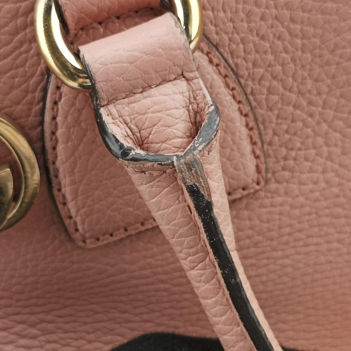Secondhand Gucci interlocking G Charmy Pink Leather 449659 shoulderbag | stylenewstar