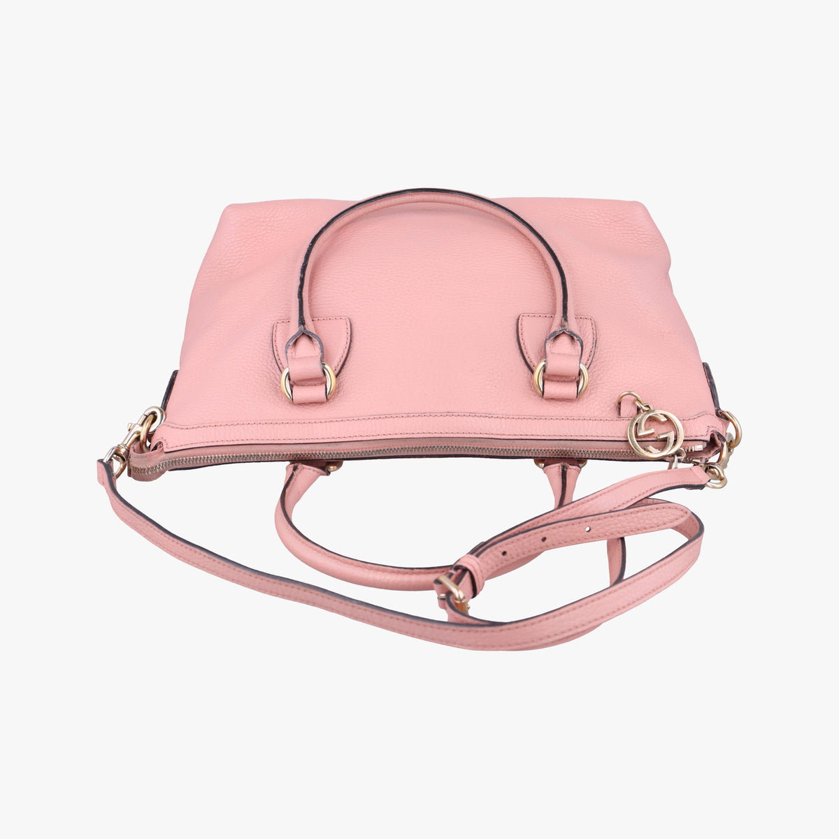 Secondhand Gucci interlocking G Charmy Pink Leather 449659 shoulderbag | stylenewstar