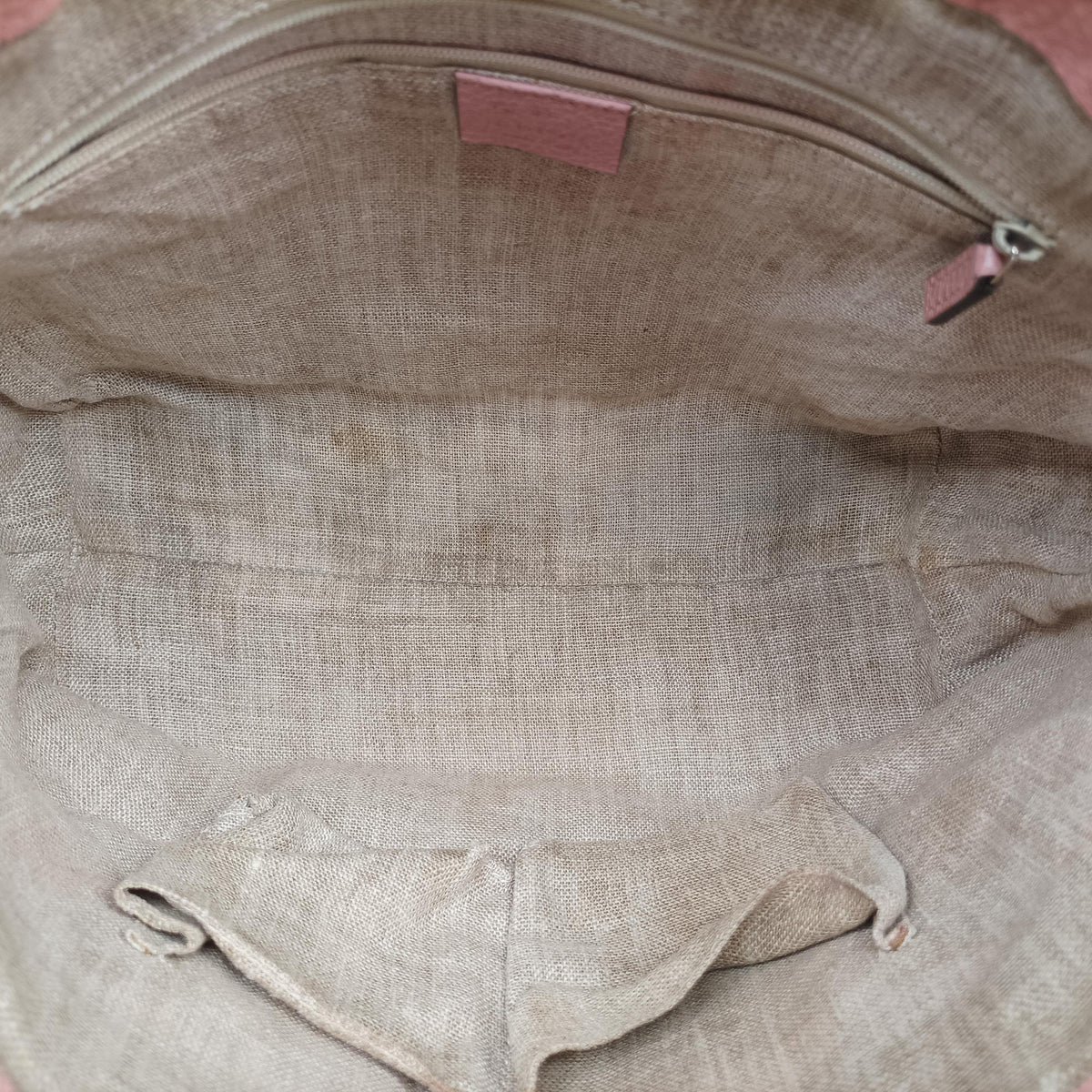 Secondhand Gucci interlocking G Charmy Pink Leather 449659 shoulderbag | stylenewstar