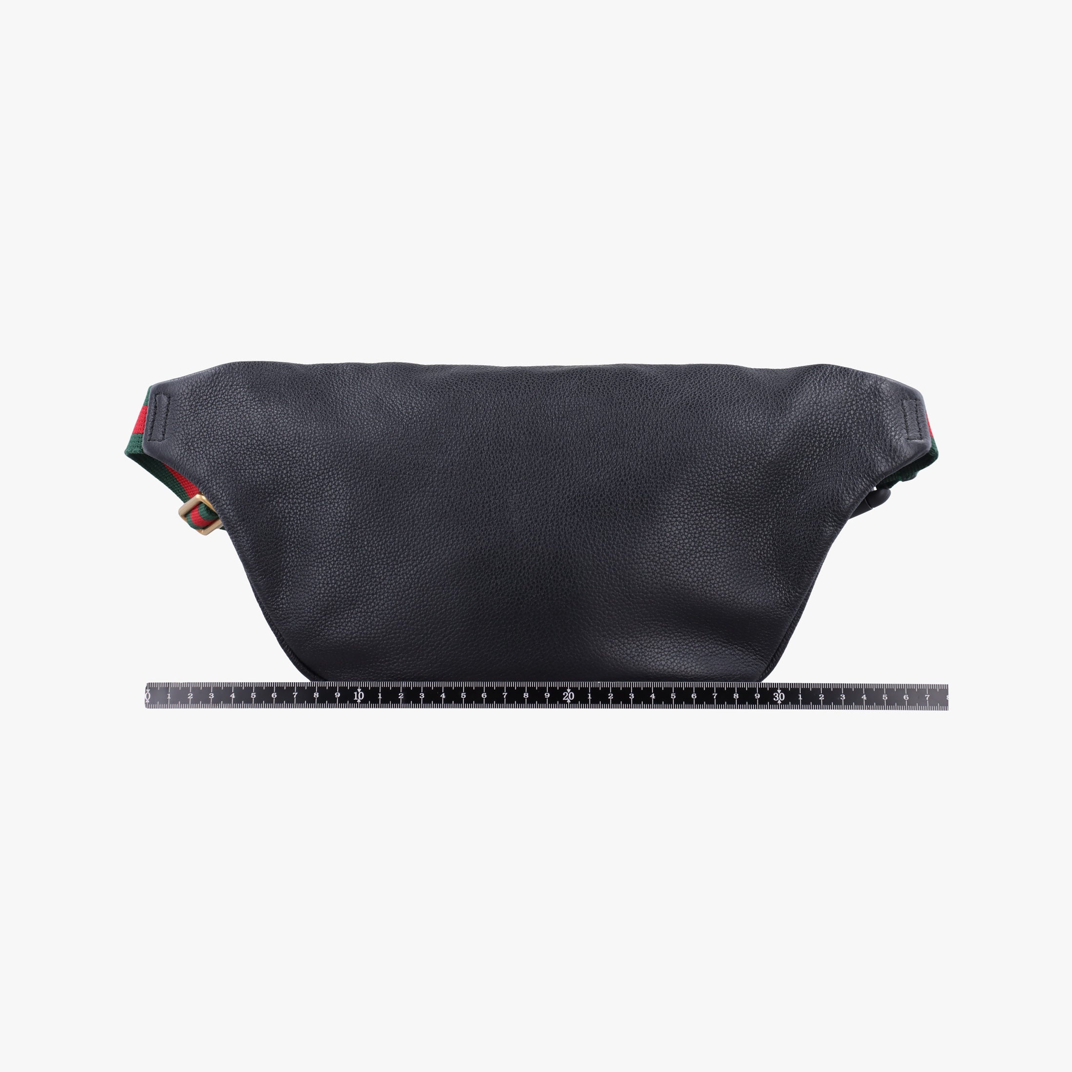 Secondhand Gucci Print Black Leather 530412 bum bag/waist bag | stylenewstar