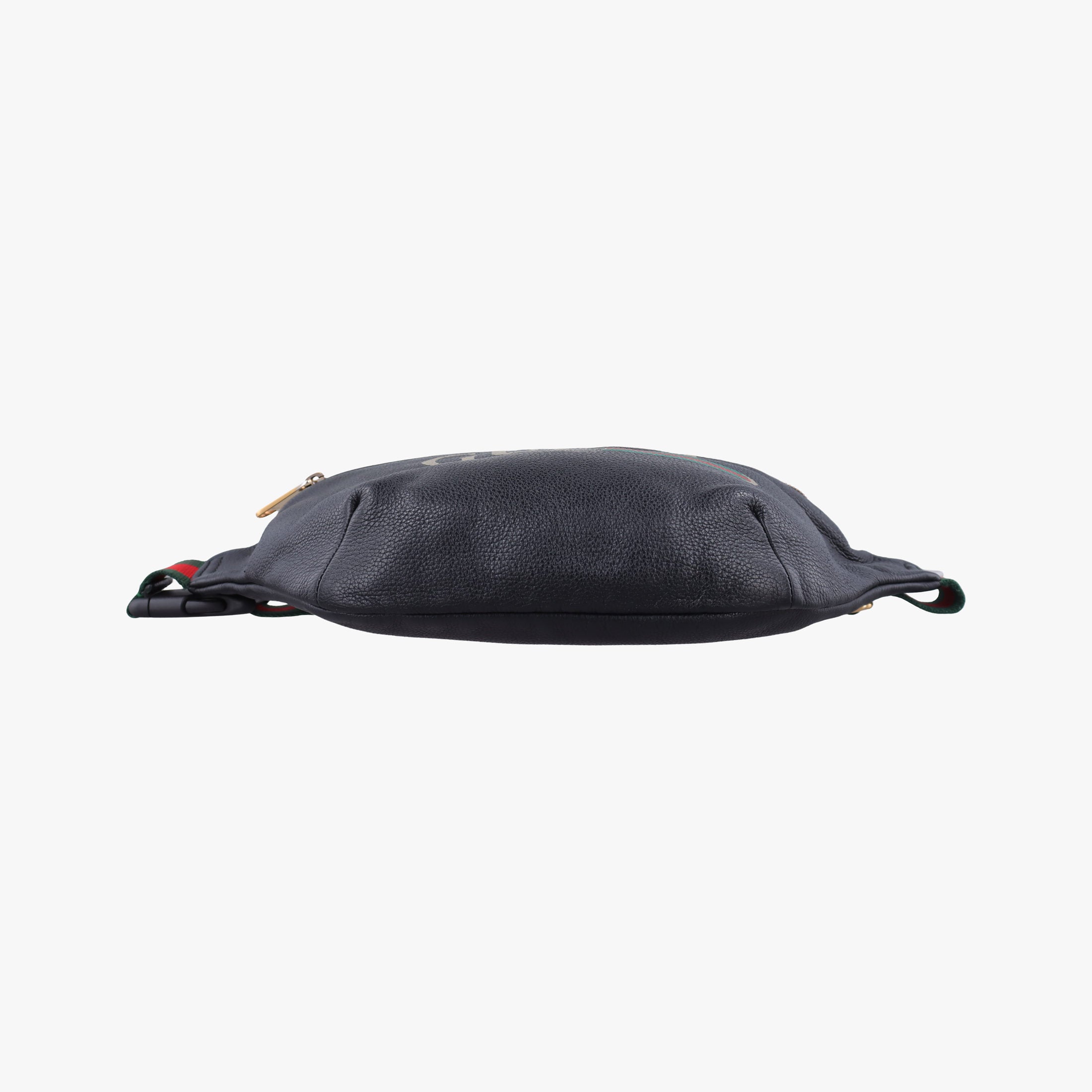 Secondhand Gucci Print Black Leather 530412 bum bag/waist bag | stylenewstar
