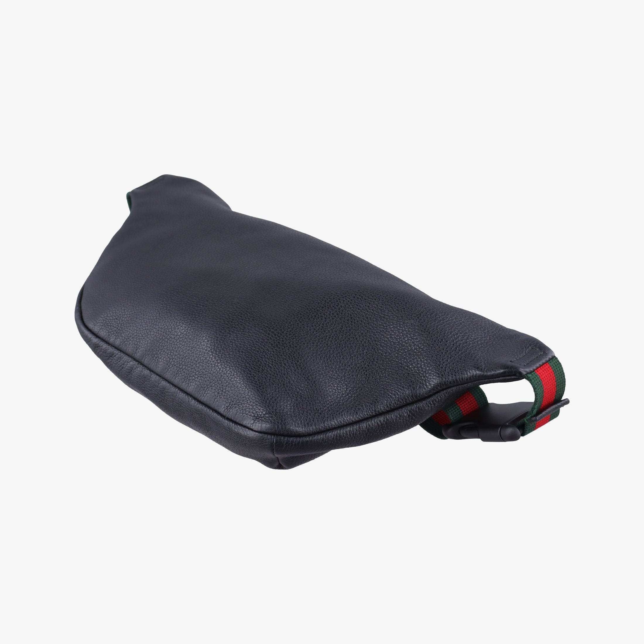 Secondhand Gucci Print Black Leather 530412 bum bag/waist bag | stylenewstar