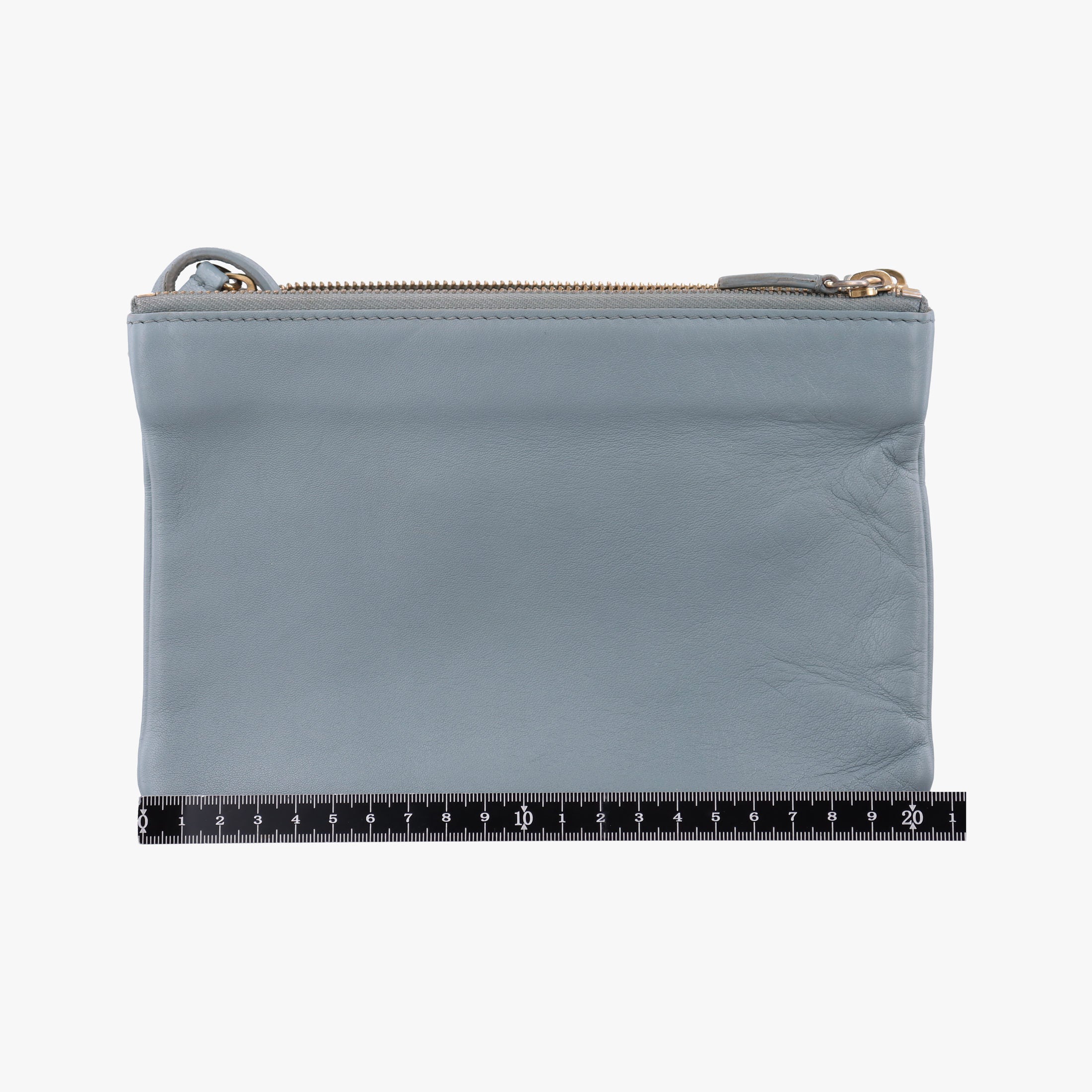 Secondhand Celine TRIO Blue Leather  shoulderbag | stylenewstar
