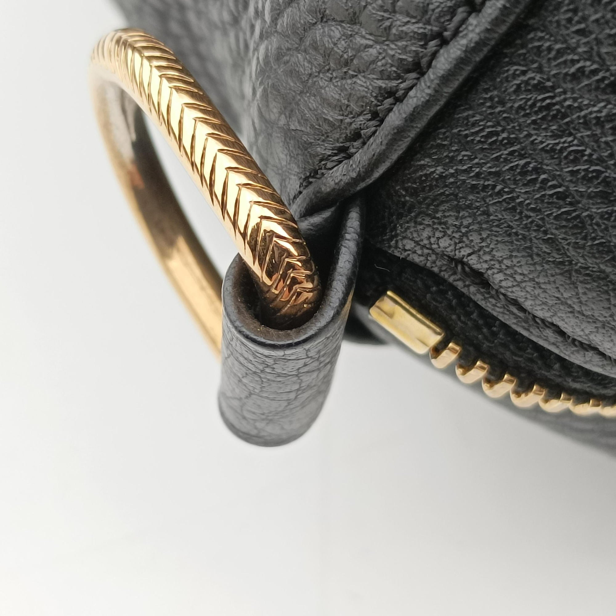 Pre-owned Christian Louboutin Panettone Leopard print  ×  black ponyhair×Leather  shoulderbag | stylenewstar