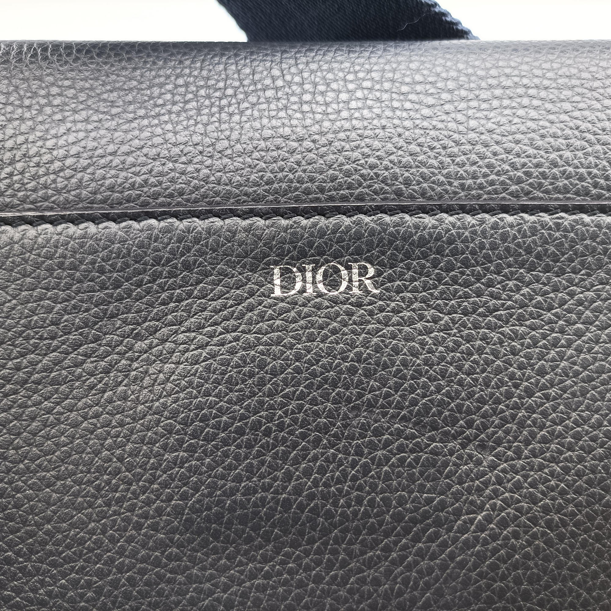 Pre-owned Christian Dior Saddle Navy leather  shoulderbag | stylenewstar