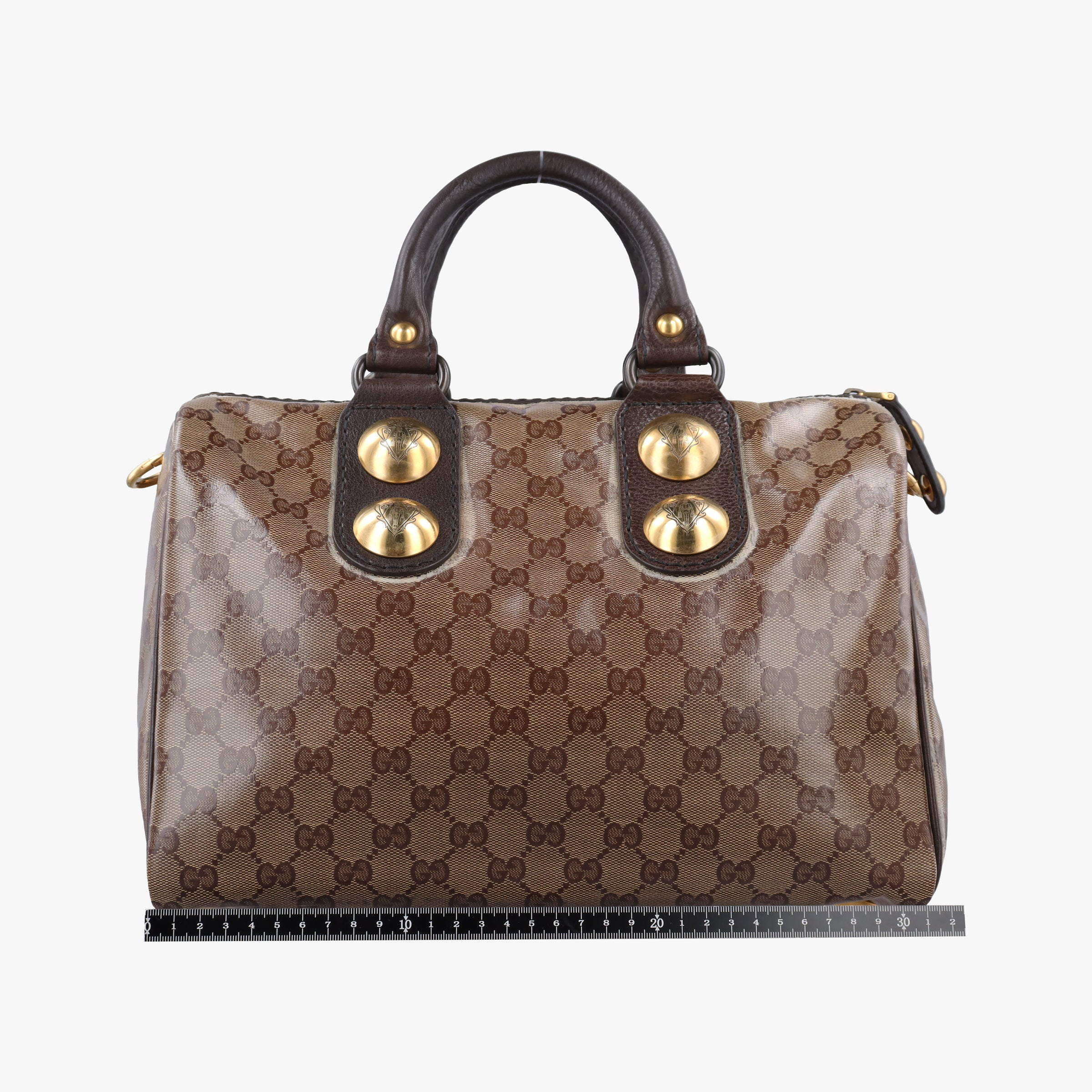 Pre-owned Gucci Babushka Multicolour PVC coated canvas 207775 handbag | stylenewstar