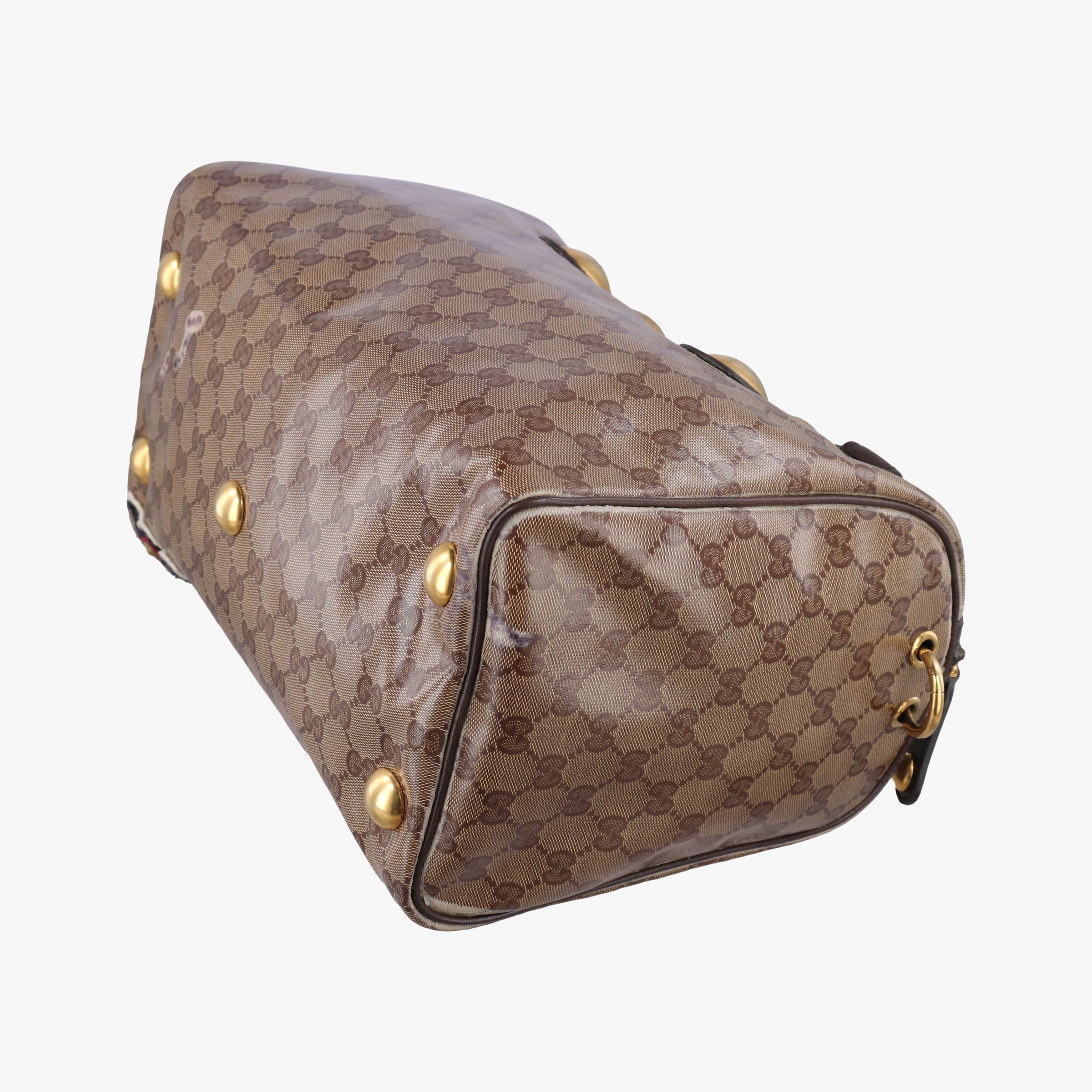 Pre-owned Gucci Babushka Multicolour PVC coated canvas 207775 handbag | stylenewstar