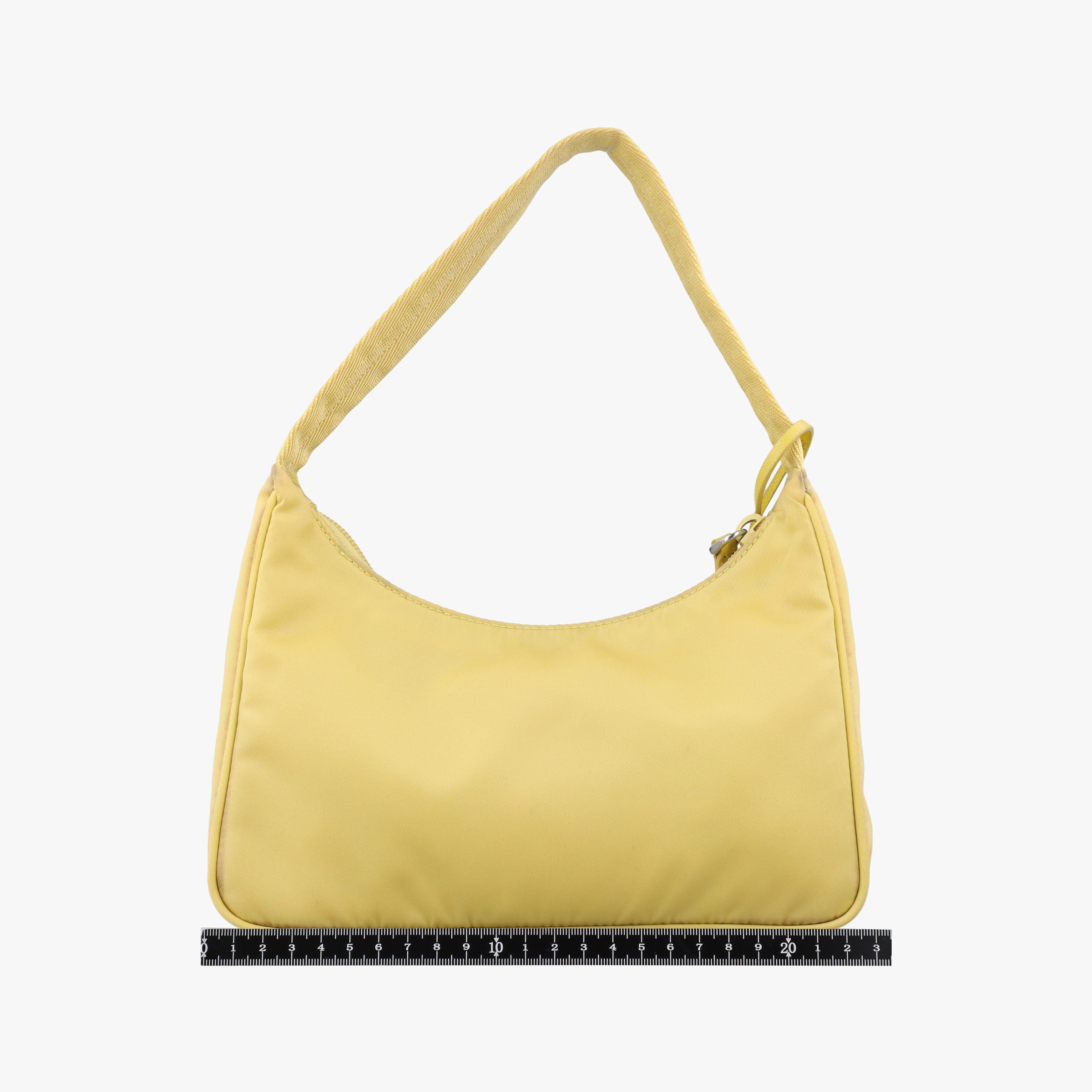 Pre-owned Prada Re-Edition2000 Yellow nylon 1NE515 handbag | stylenewstar