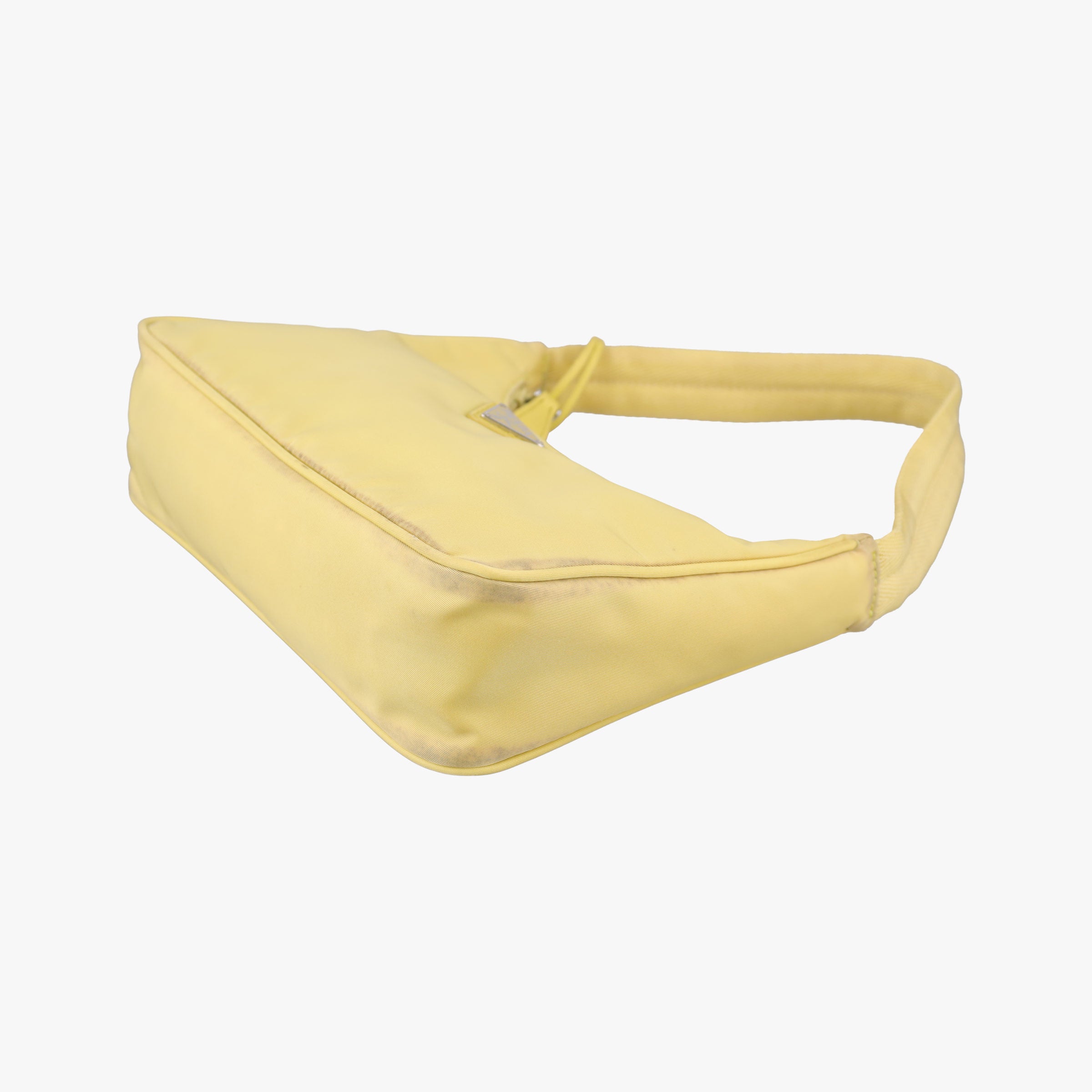 Pre-owned Prada Re-Edition2000 Yellow nylon 1NE515 handbag | stylenewstar