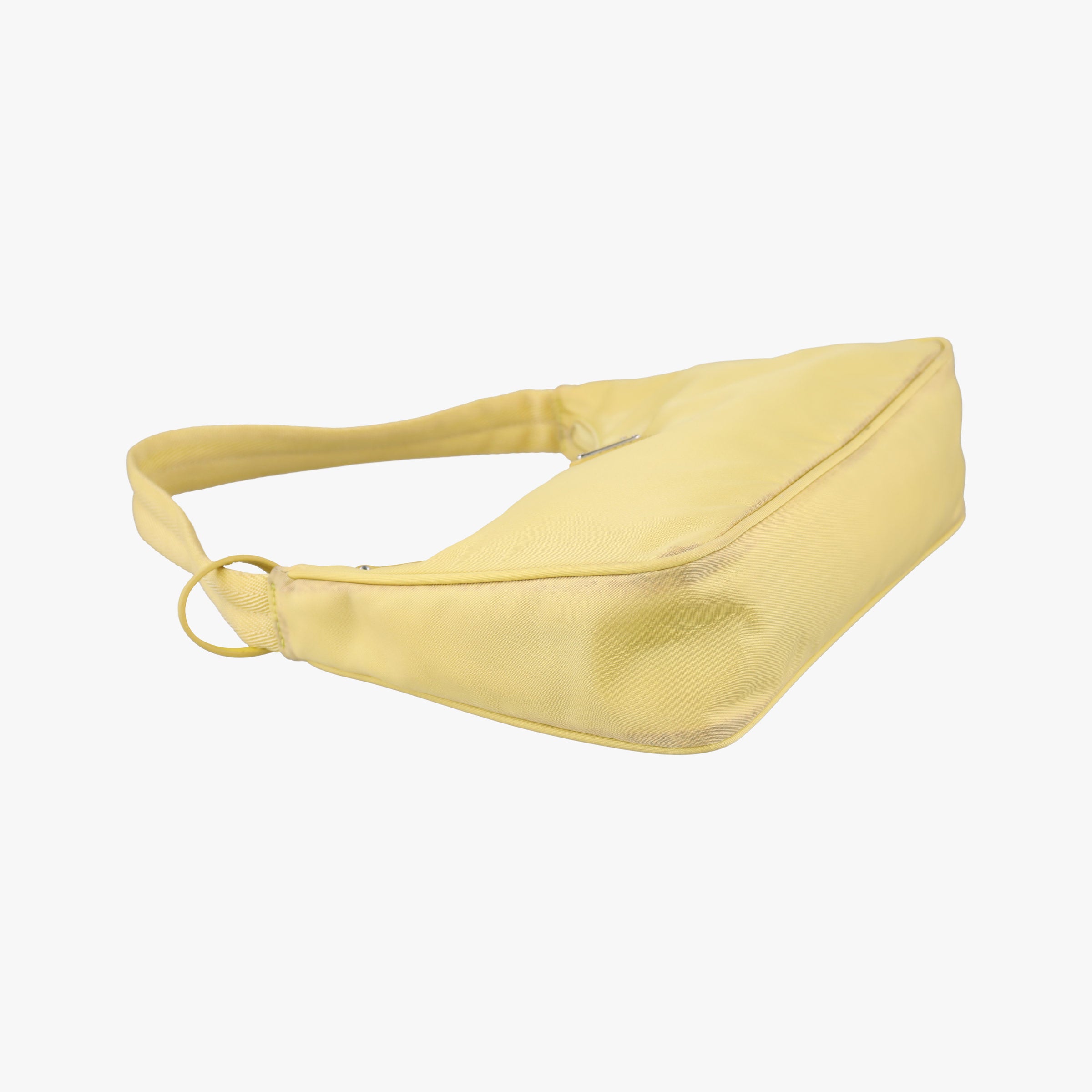 Pre-owned Prada Re-Edition2000 Yellow nylon 1NE515 handbag | stylenewstar